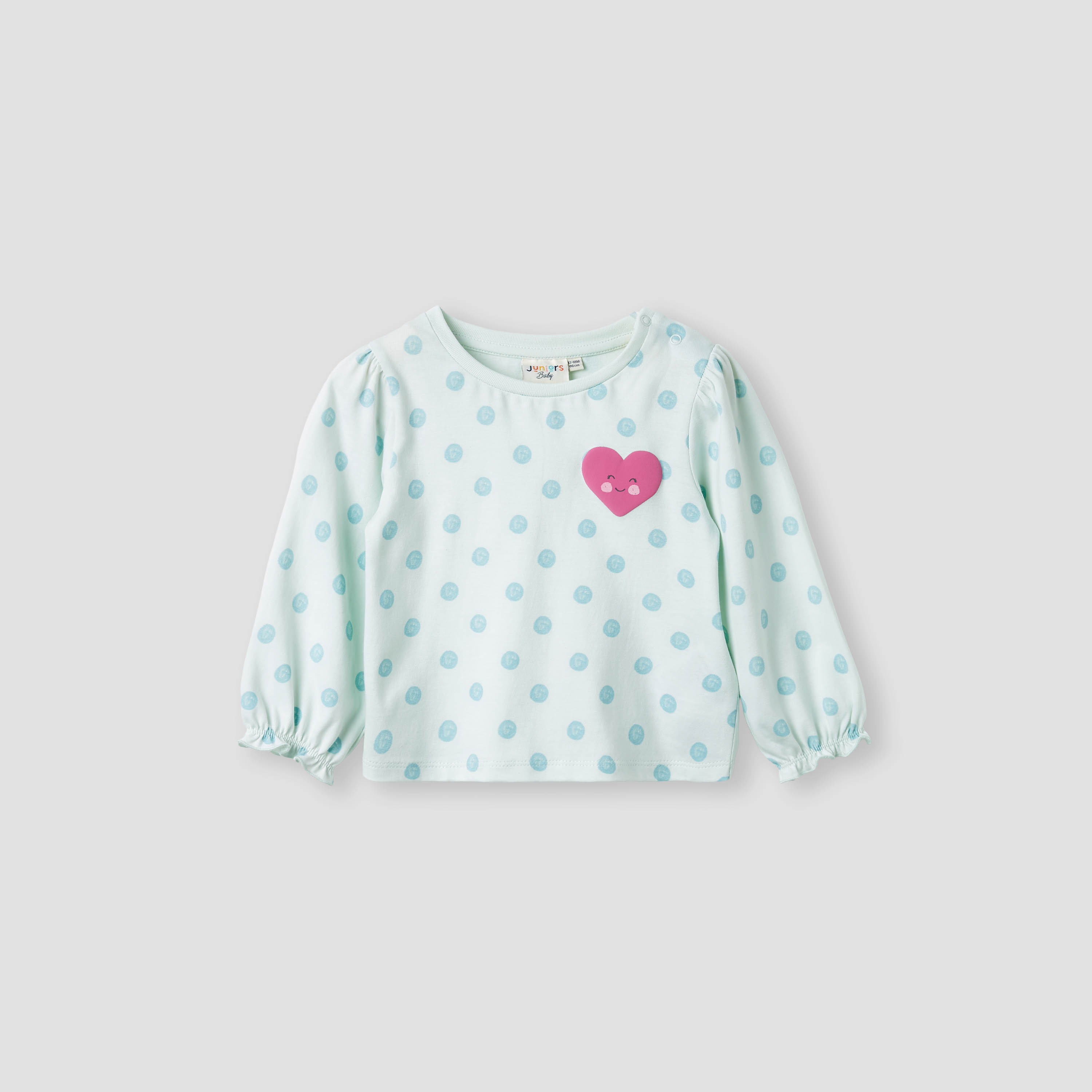طقم بلوزات بأكمام طويلة بطبعات من جونيورز - 3 قطع-baby-girls-clothing-blousesandshirts-image-5