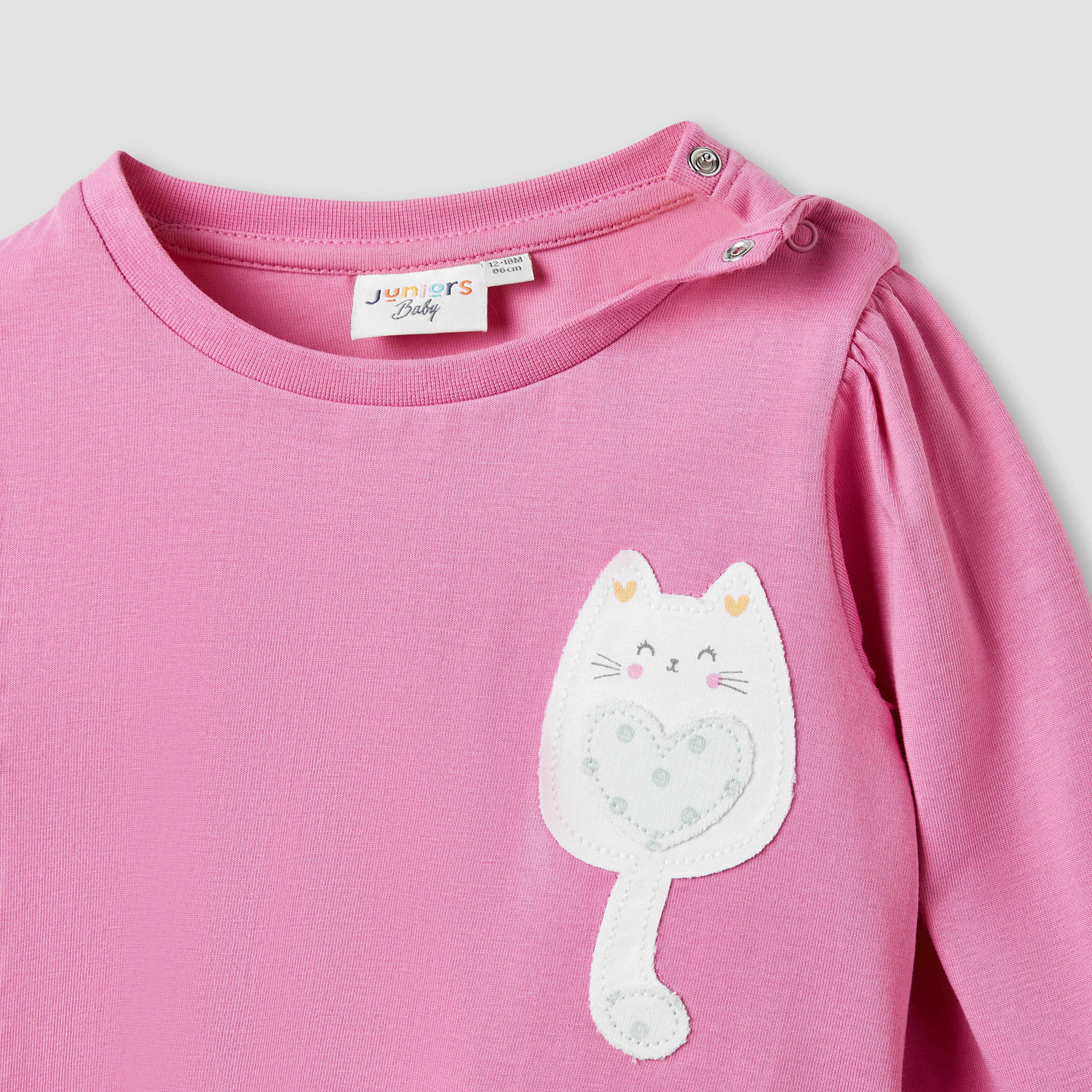 طقم بلوزات بأكمام طويلة بطبعات من جونيورز - 3 قطع-baby-girls-clothing-blousesandshirts-image-3