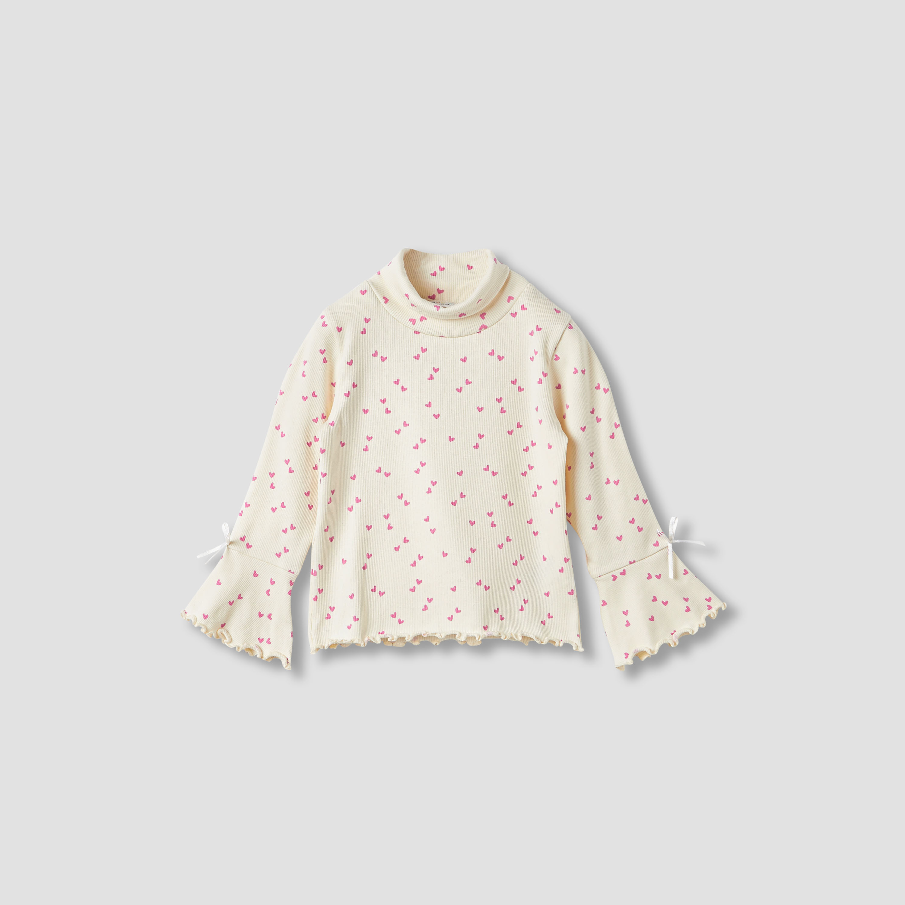 Juniors Assorted Turtleneck T-shirt with Long Sleeves - Set of 2-baby-girls-clothing-tshirts-image-2
