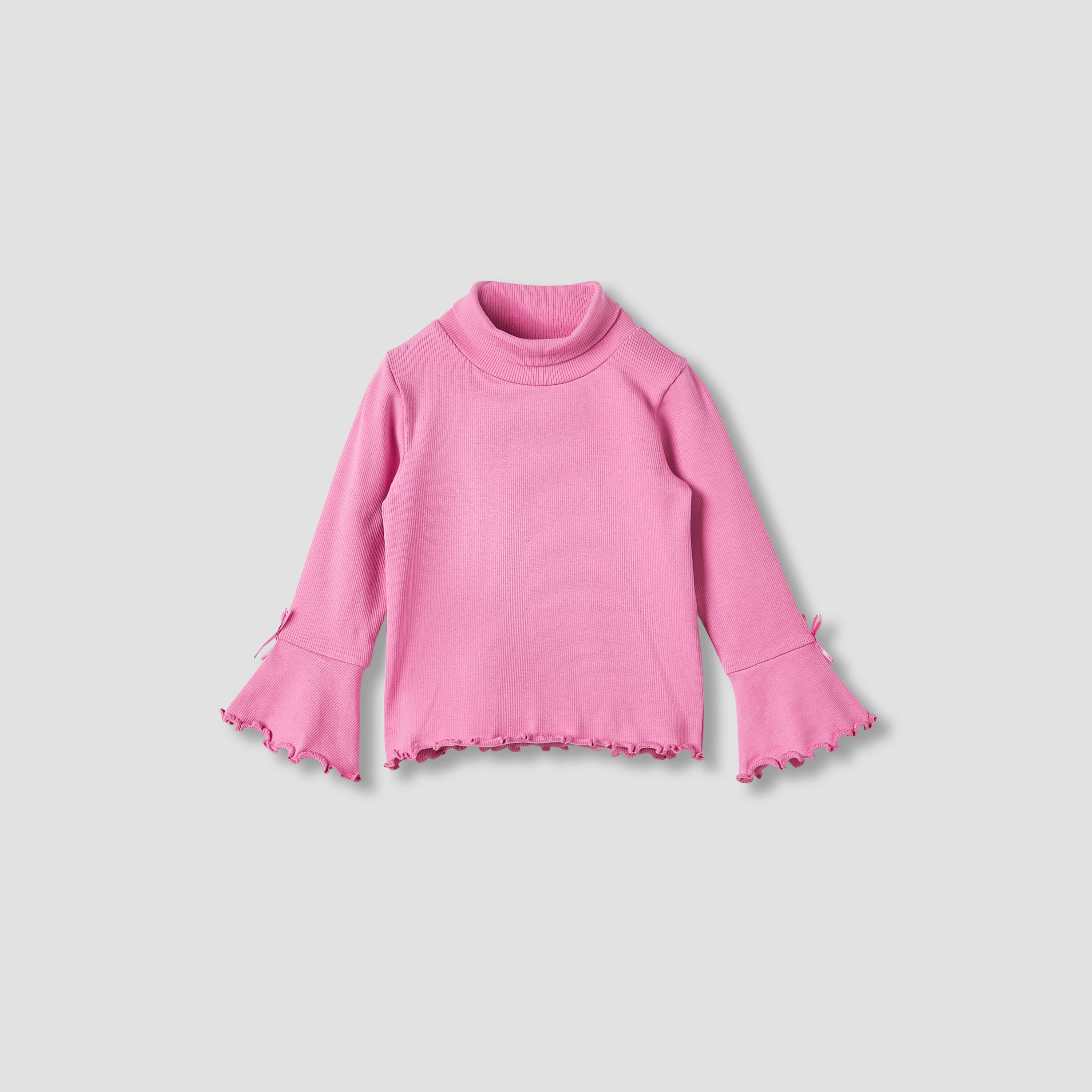 Juniors Assorted Turtleneck T-shirt with Long Sleeves - Set of 2-baby-girls-clothing-tshirts-image-3