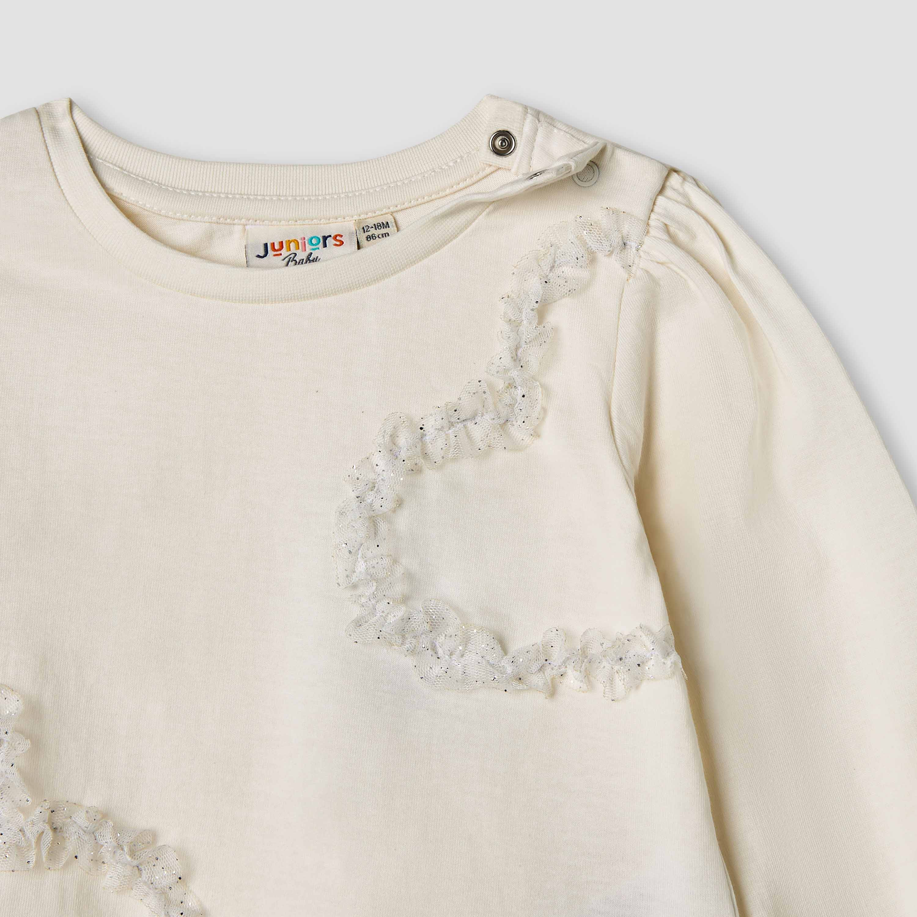 بلوزة مزينة بأكمام طويلة من جونيورز-baby-girls-clothing-tshirts-image-5