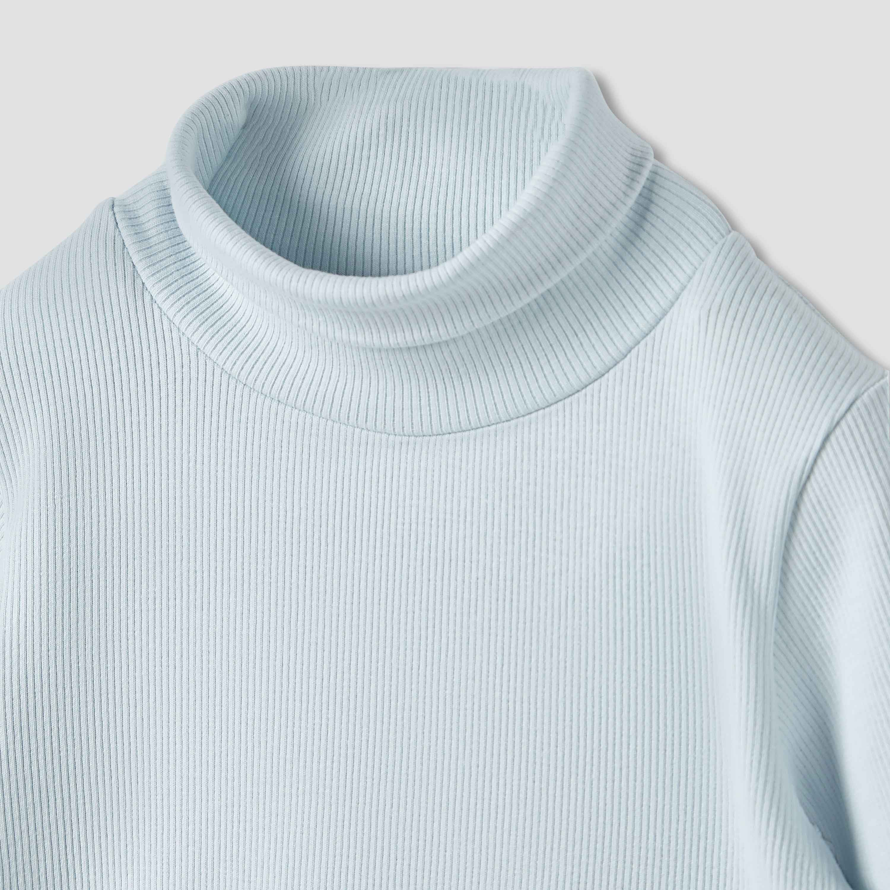 Juniors Bow Detail Top with Turtleneck and Long Sleeves - Set of 2-baby-girls-clothing-tshirts-image-4