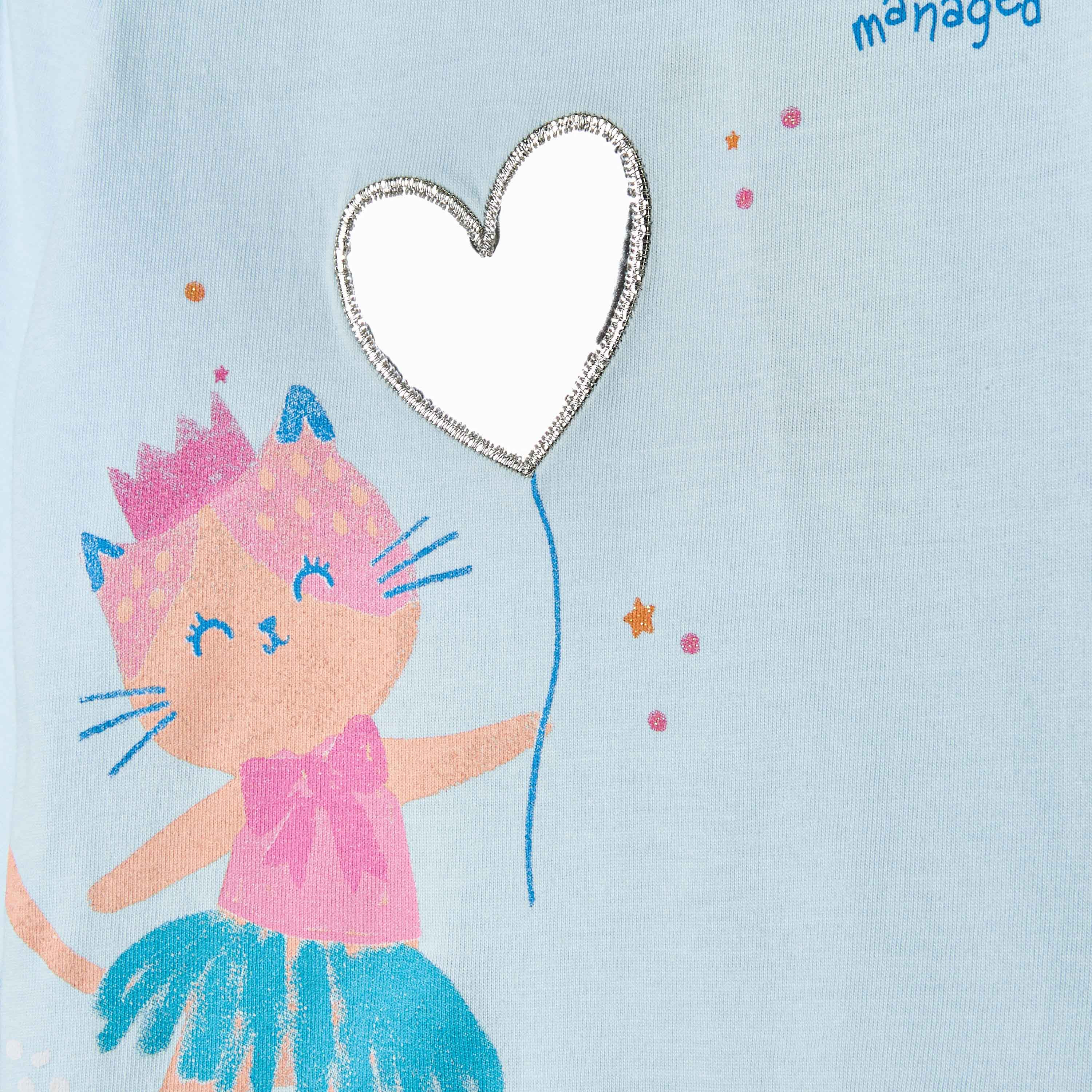 بلوزة بطبعات وأكمام طويلة من جونيورز-baby-girls-clothing-tshirts-image-5