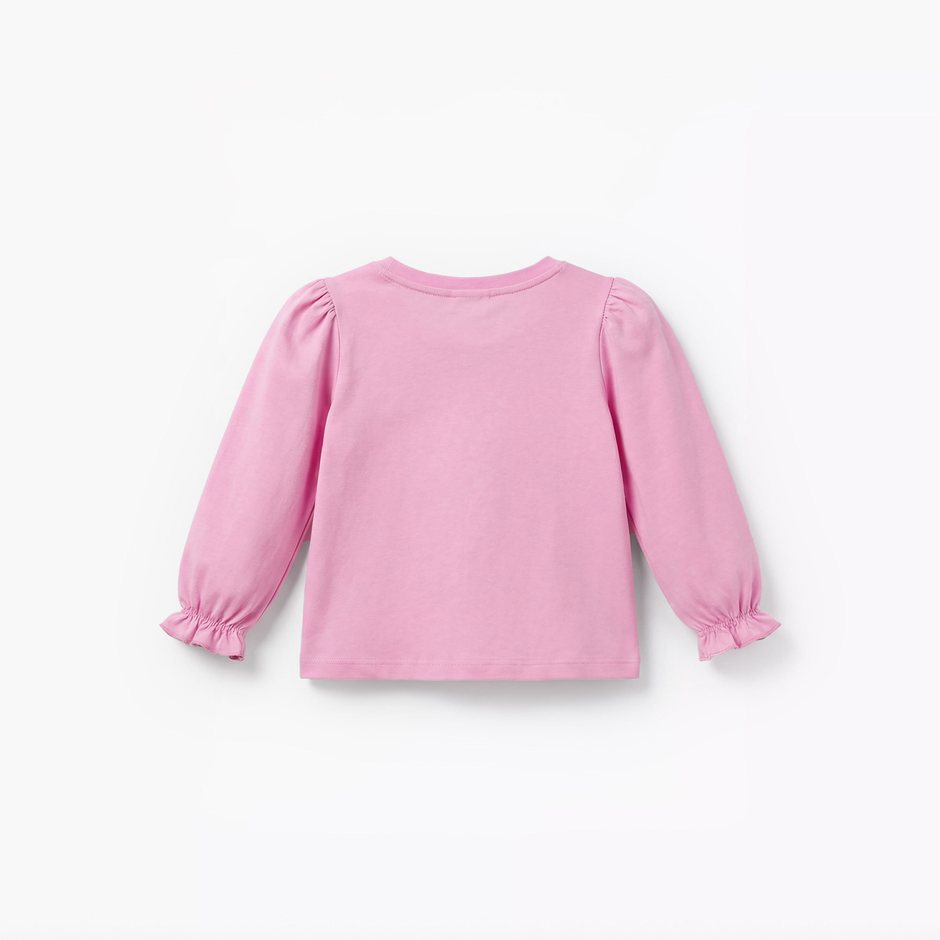 تيشيرت سادة بأكمام طويلة من جونيورز-baby-girls-clothing-tshirts-image-3