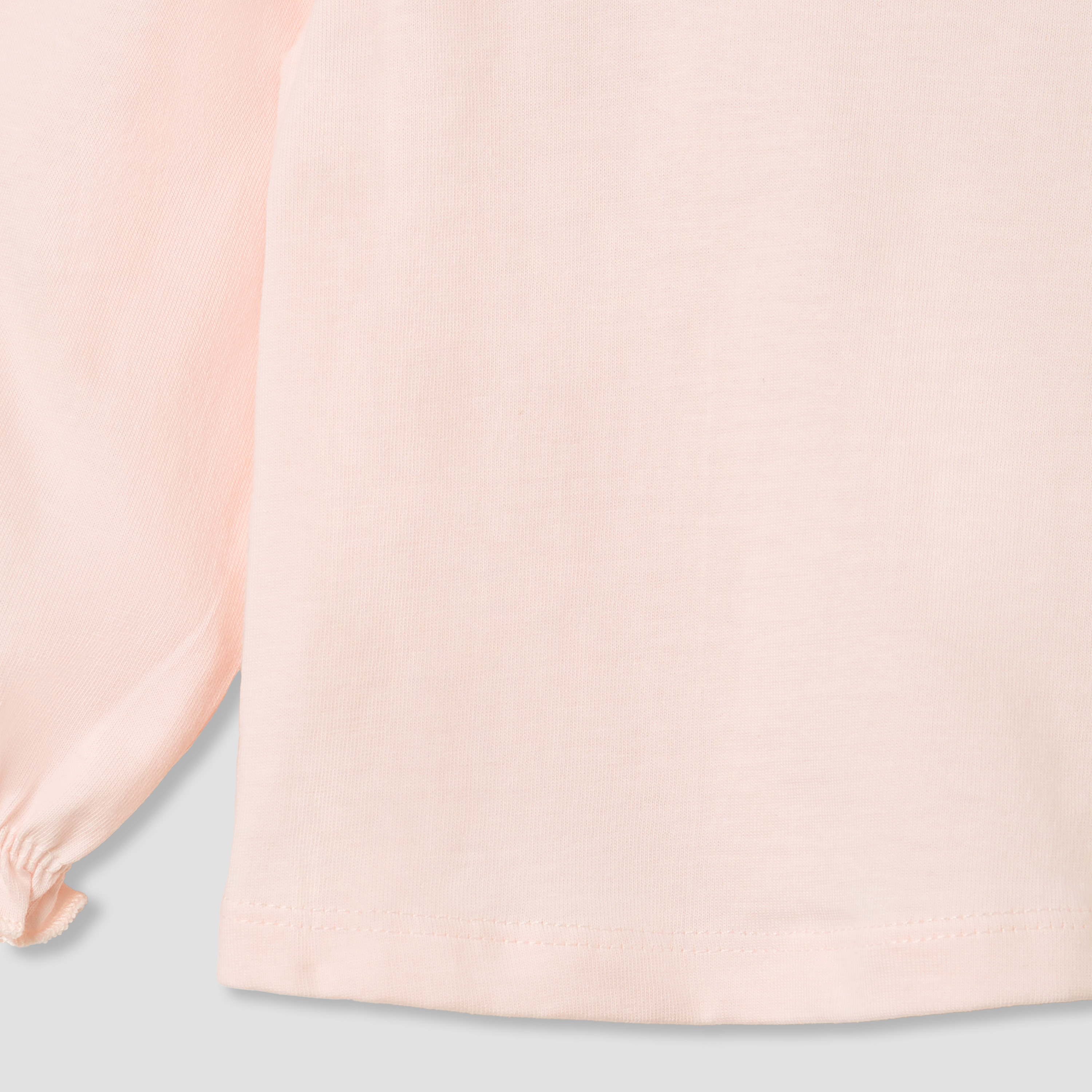 بلوزة بياقة مستديرة مزينة بفيونكات للبنات - قطن - أكمام طويلة من جونيورز-baby-girls-clothing-tshirts-image-4