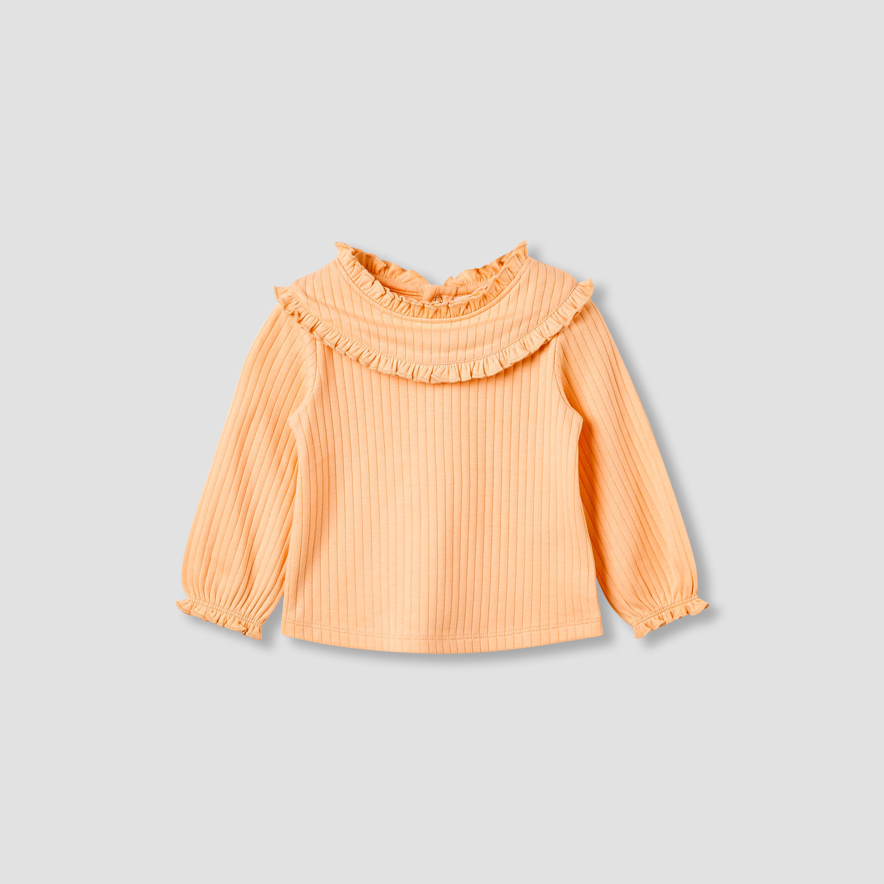 Juniors Girls Round Neck T-shirt - Cotton - Long Sleeves-baby-girls-clothing-multipacks-image-3