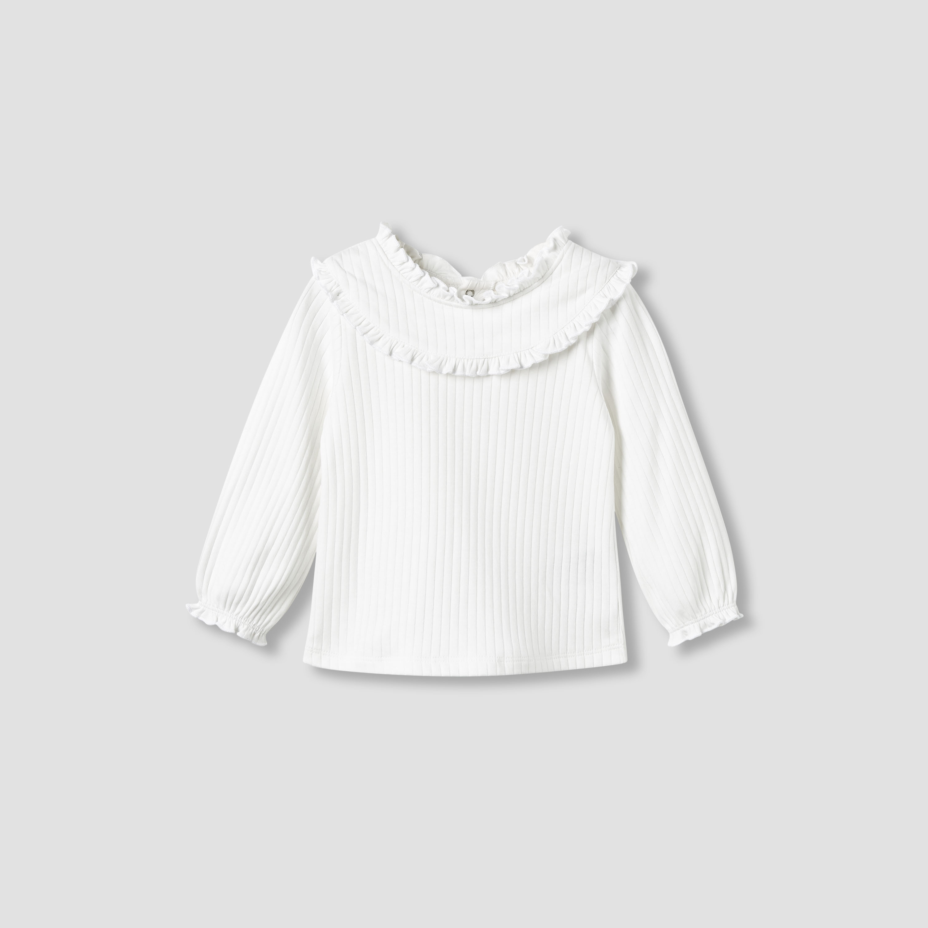 Juniors Girls Round Neck T-shirt - Cotton - Long Sleeves-baby-girls-clothing-multipacks-image-4