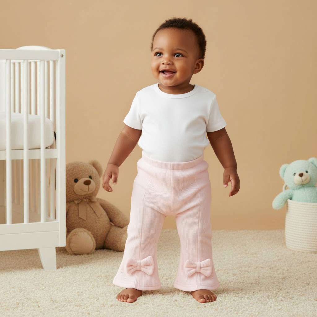 Juniors Ribbed Jogger with Bow Accent-baby-girls-clothing-bottoms-joggersandtrackpants-image-5