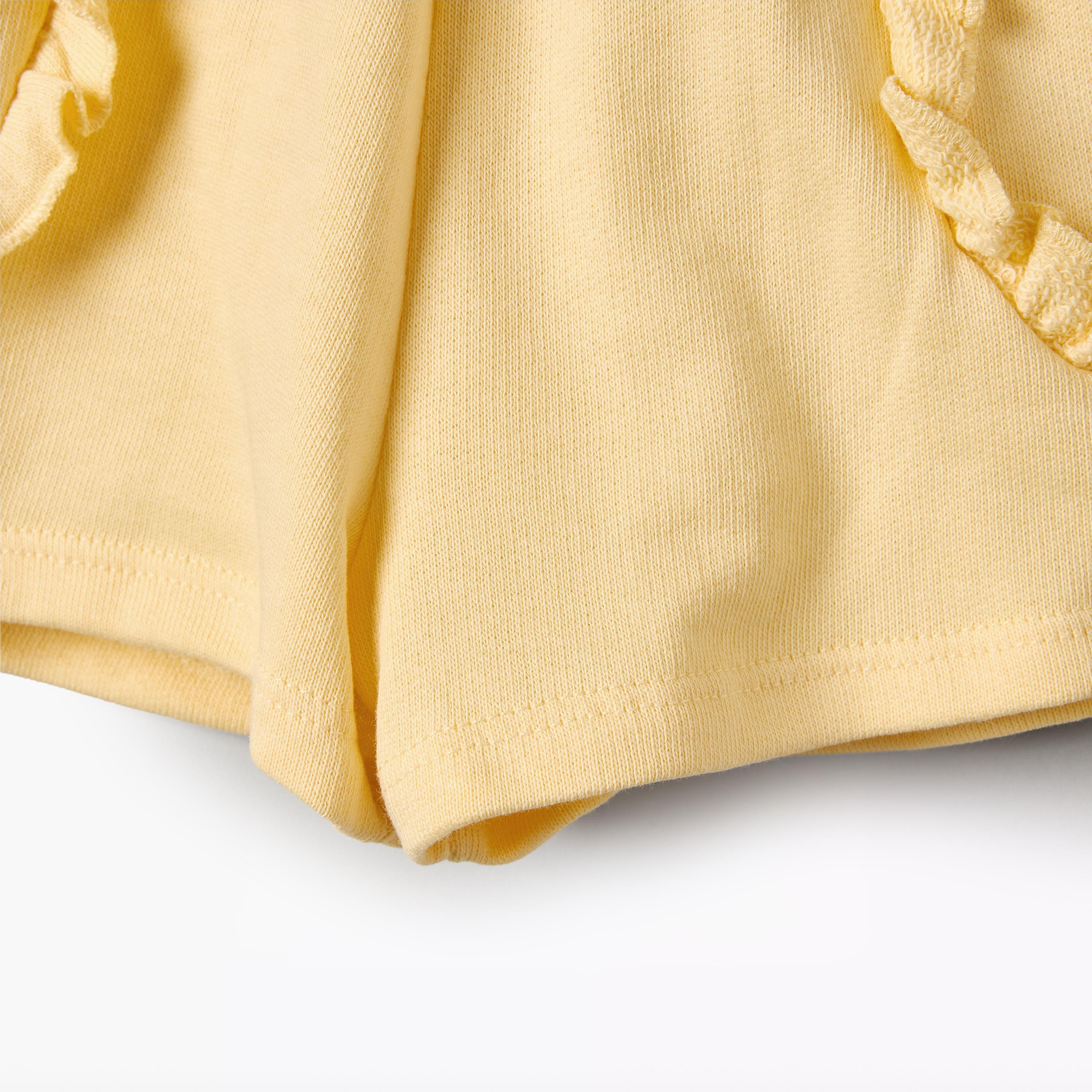 Juniors Ruffle Detail Shorts with Elasticated Waistband-baby-girls-clothing-bottoms-shorts-image-5