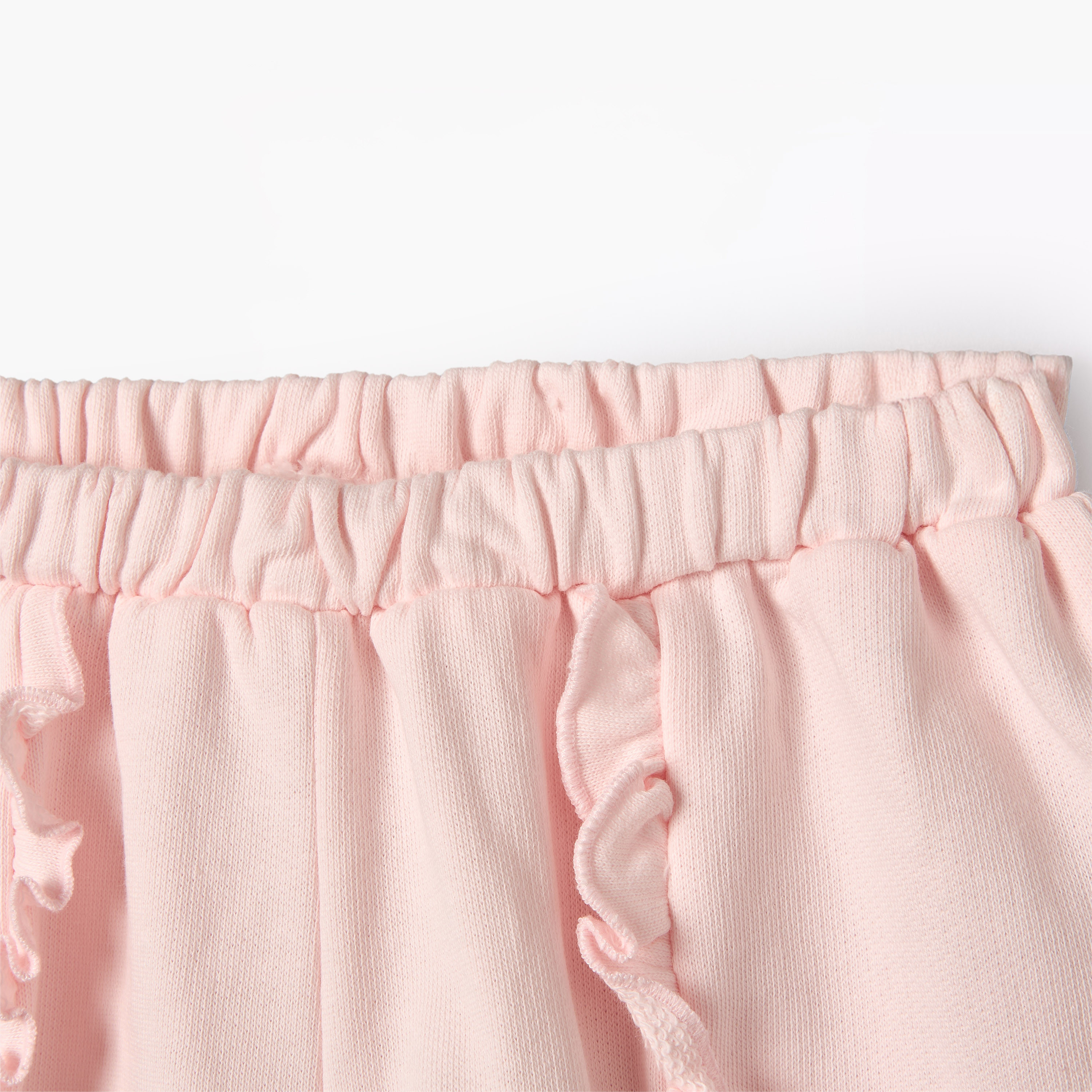 Juniors Ruffle Detail Shorts with Elasticated Waistband-baby-girls-clothing-bottoms-shorts-image-4