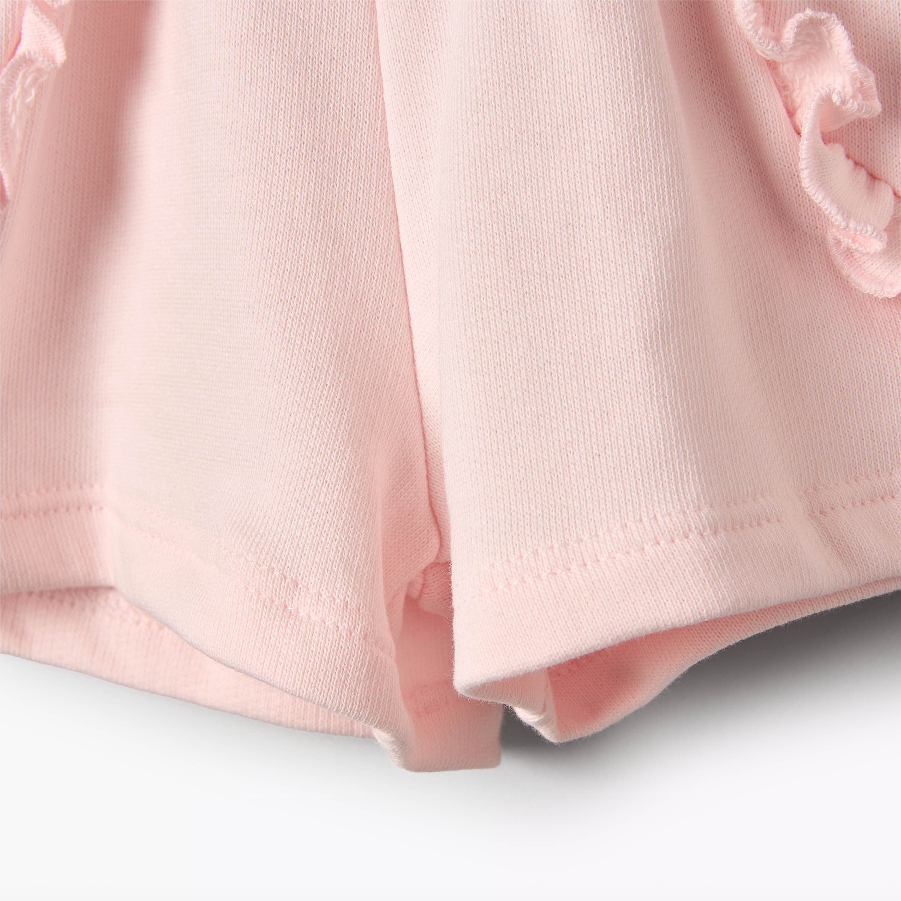 Juniors Ruffle Detail Shorts with Elasticated Waistband-baby-girls-clothing-bottoms-shorts-image-5