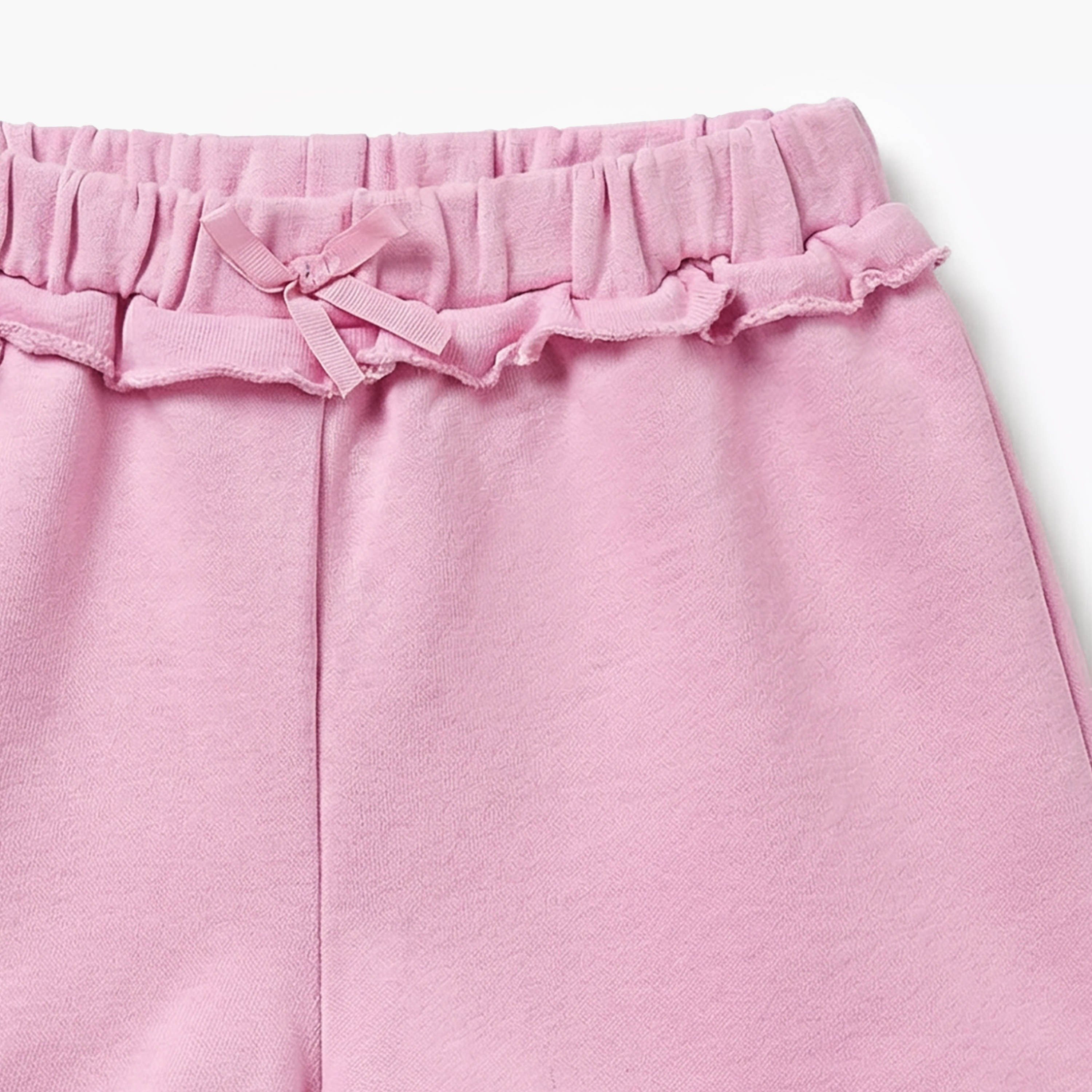 Juniors Ruffle Detail Shorts with Elasticated Waistband - Set of 2-baby-girls-clothing-bottoms-shorts-image-5
