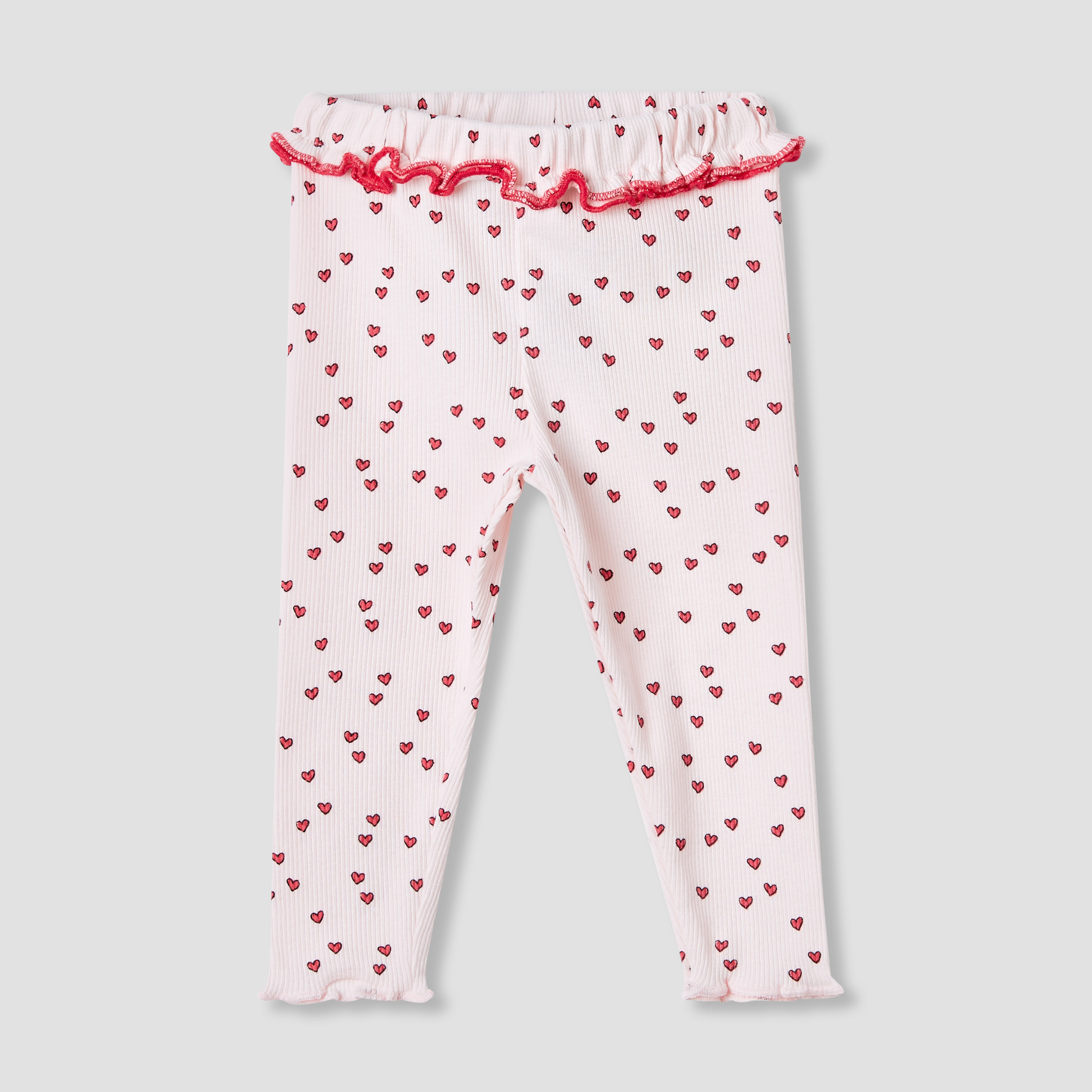 Juniors Heart Print Legging-baby-girls-clothing-bottoms-leggings-image-1