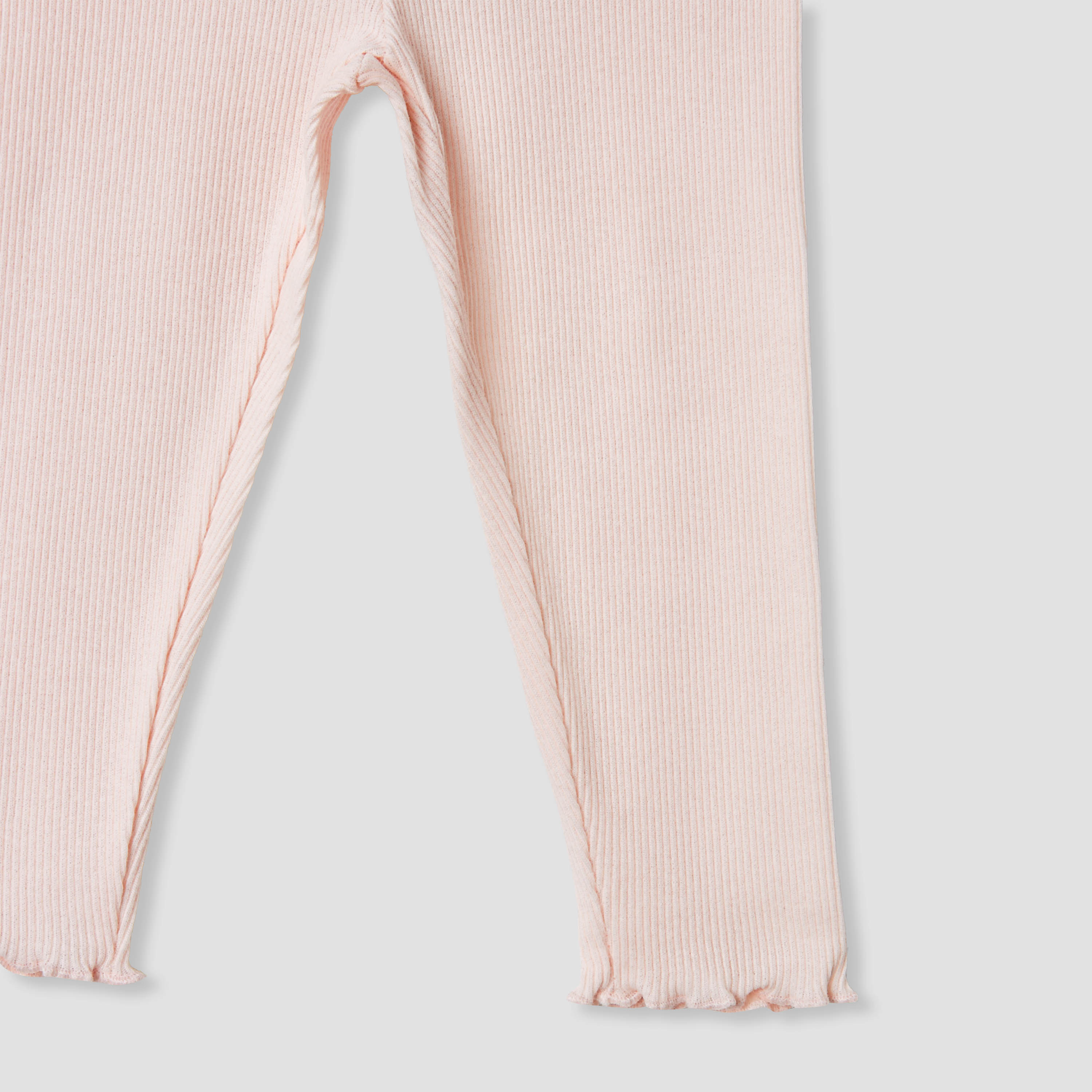 Juniors Ribbed Leggings with Lettuce Trim-baby-girls-clothing-bottoms-leggings-image-3
