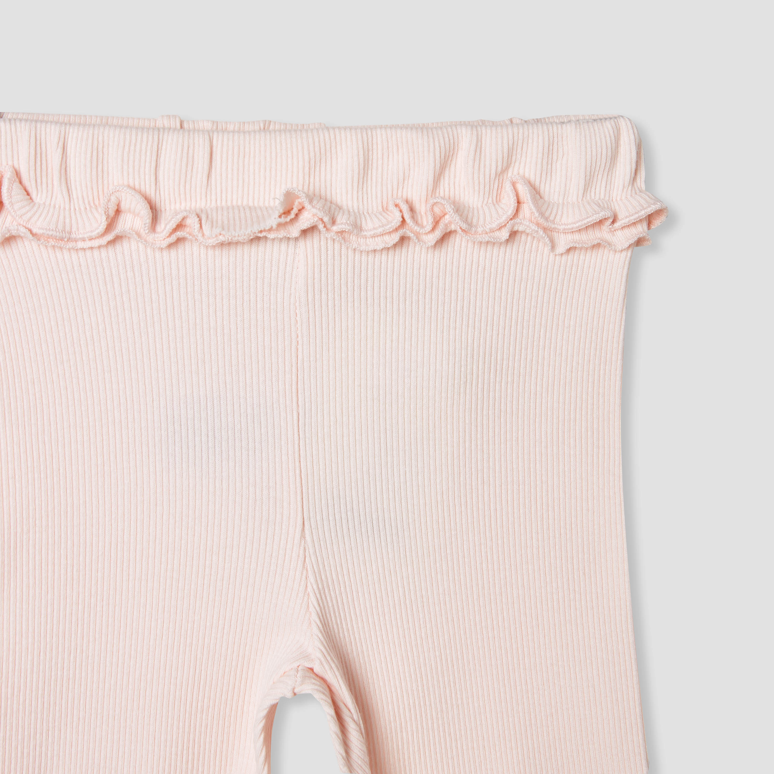 Juniors Ribbed Leggings with Lettuce Trim-baby-girls-clothing-bottoms-leggings-image-4