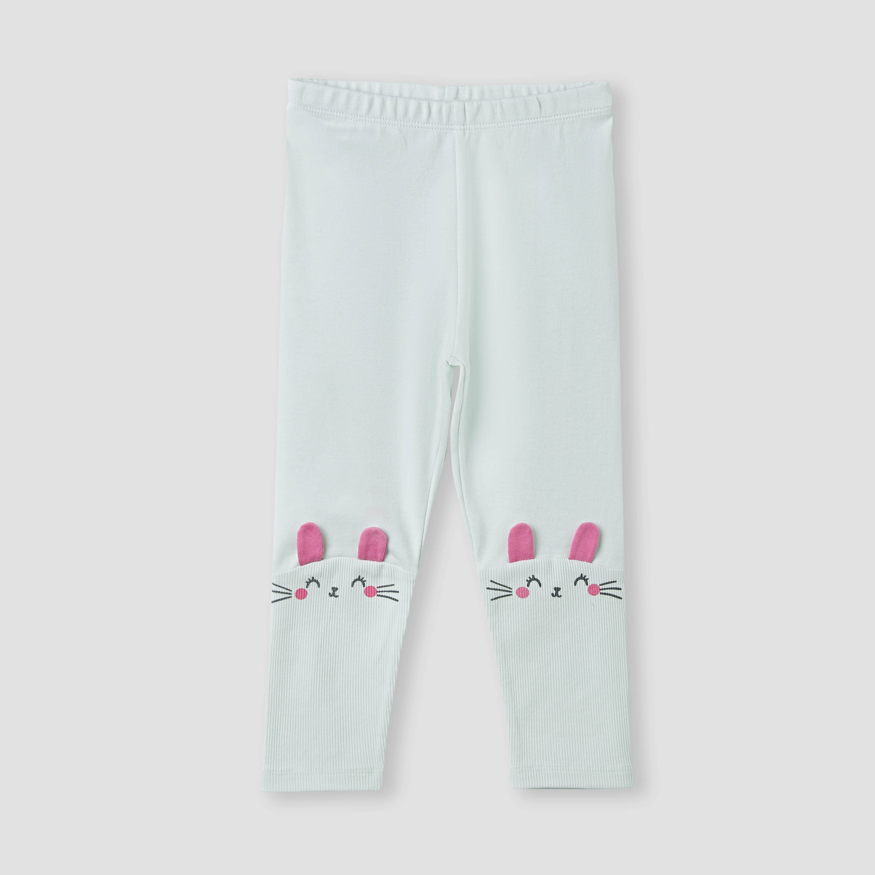 Juniors Assorted Leggings with Elasticated Waistband - Set of 2-baby-girls-clothing-bottoms-leggings-image-2
