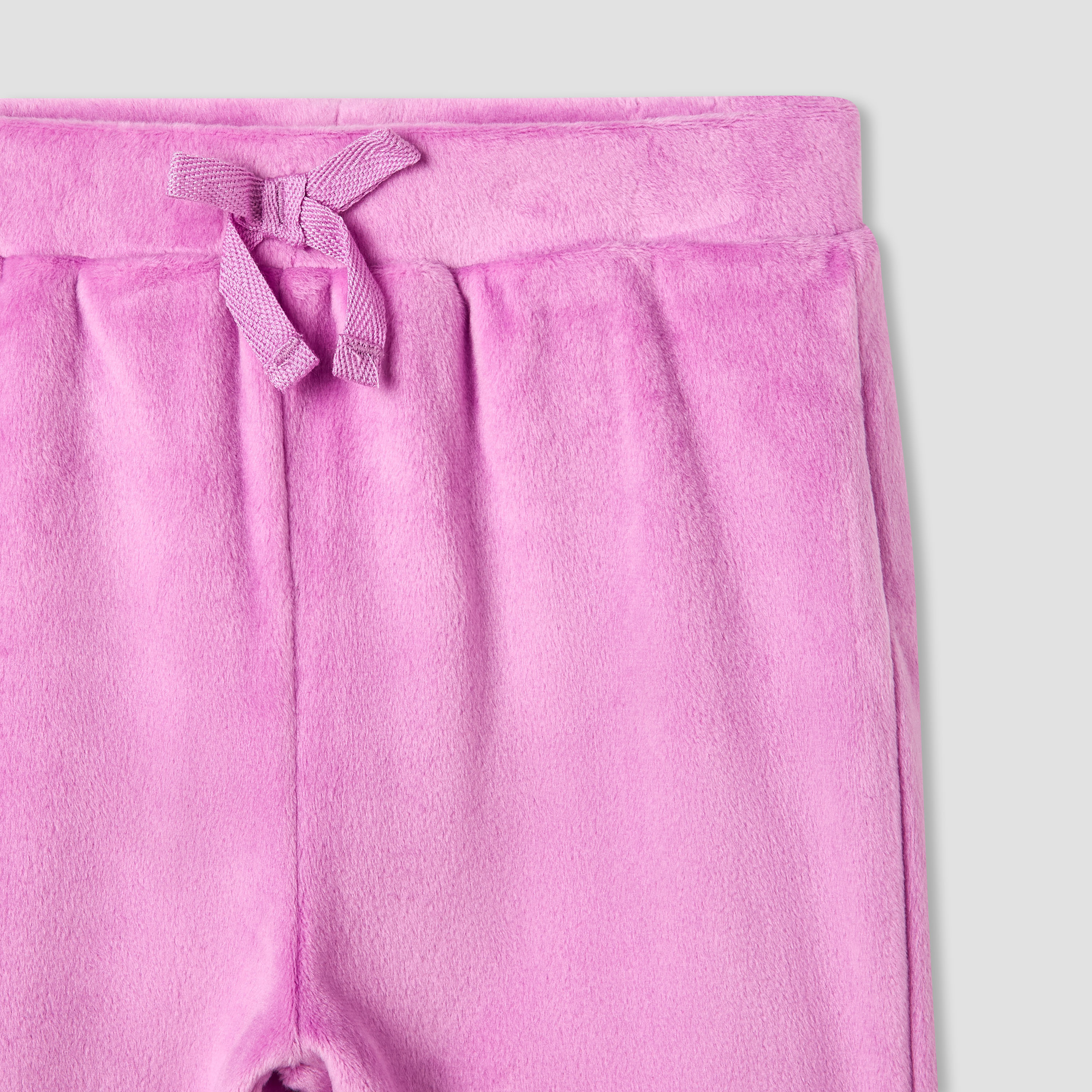 Juniors Solid Leggings with Elasticised Waistband-baby-girls-clothing-bottoms-leggings-image-3