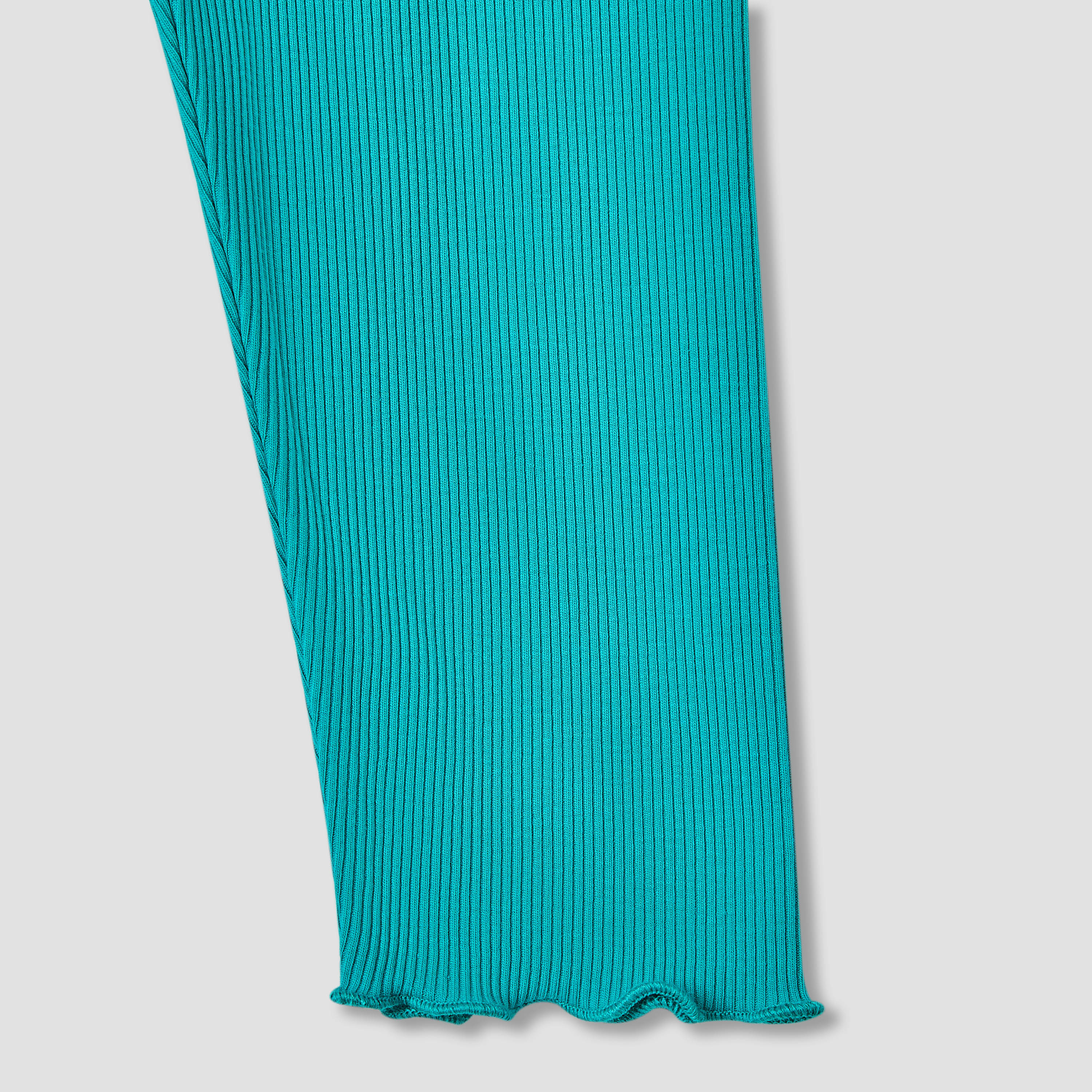 Juniors Ribbed Leggings with Elasticated Waistband-baby-girls-clothing-bottoms-leggings-image-4