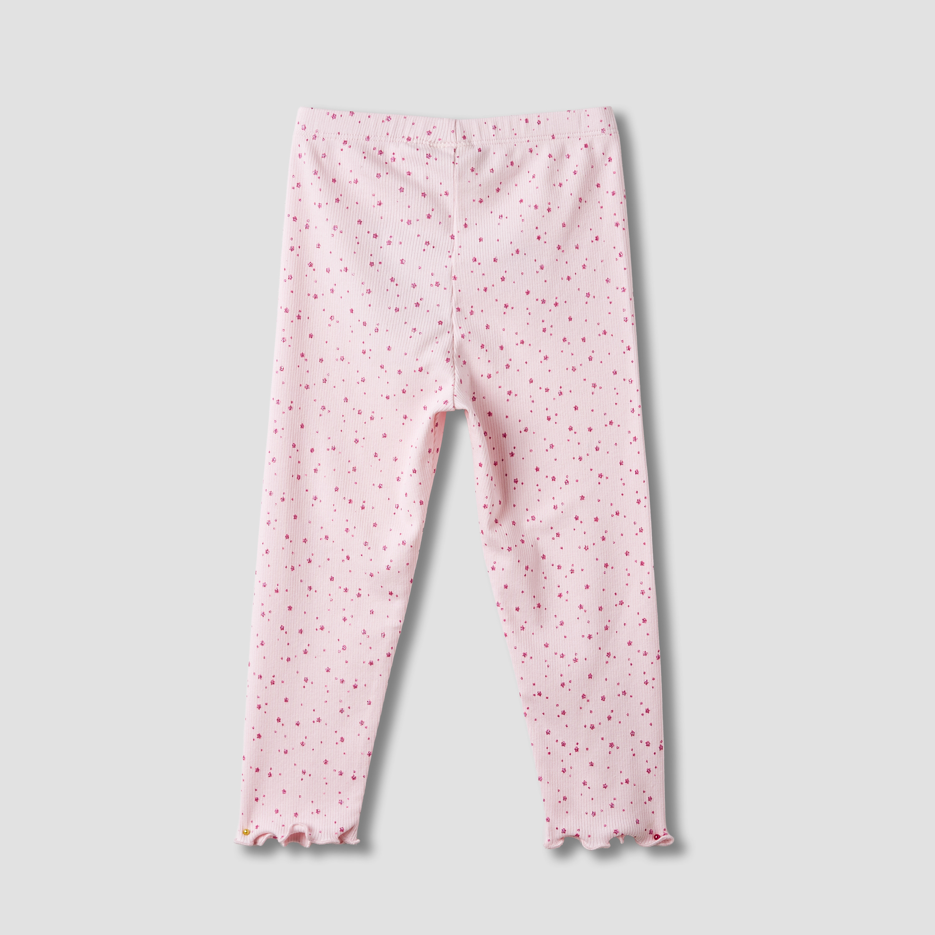 Juniors Printed Leggings with Pocket-baby-girls-clothing-bottoms-leggings-image-1