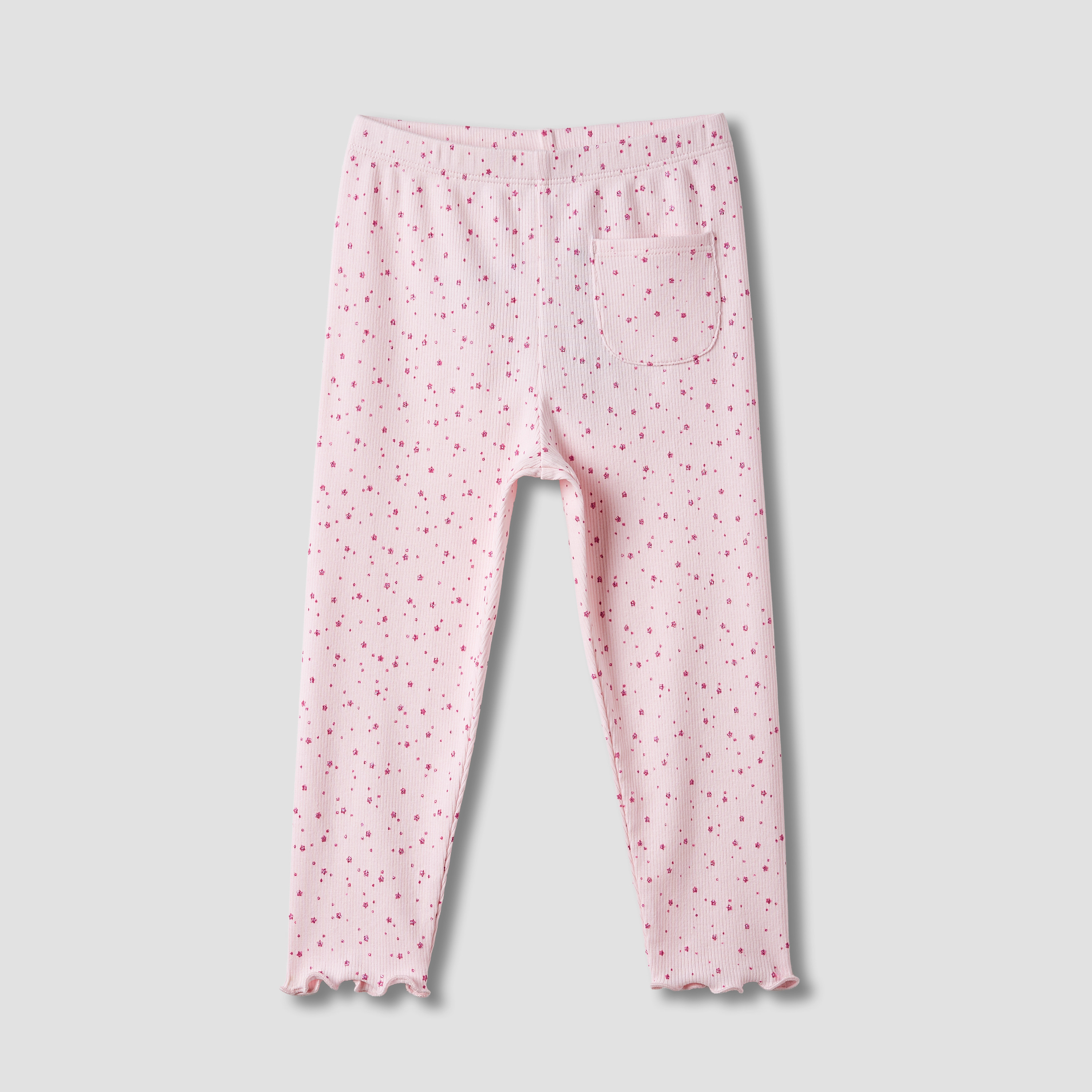 Juniors Printed Leggings with Pocket-baby-girls-clothing-bottoms-leggings-image-2