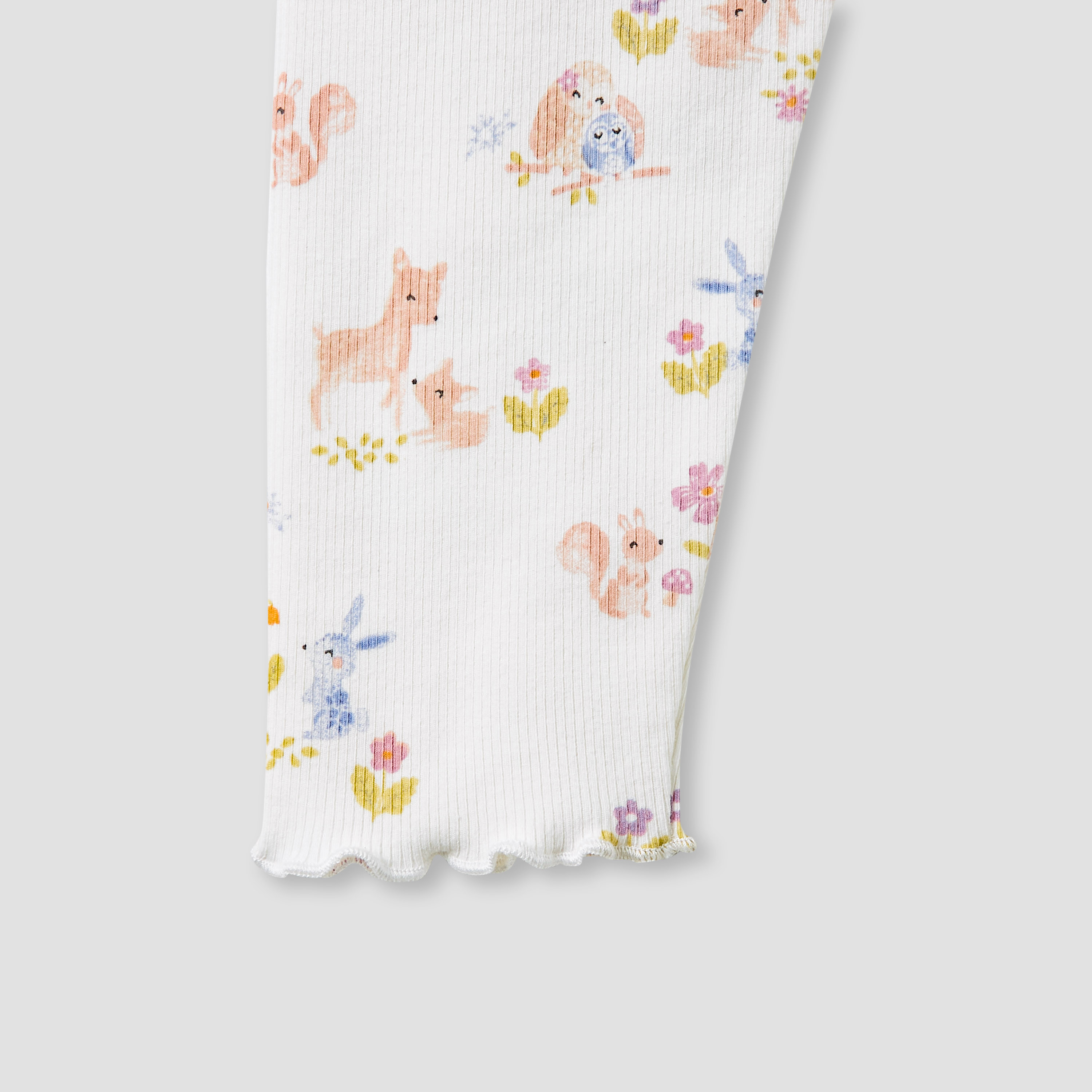 Juniors Girls Leggings with Wild Animal Print - Cotton - Elasticated Waist-baby-girls-clothing-bottoms-leggings-image-3