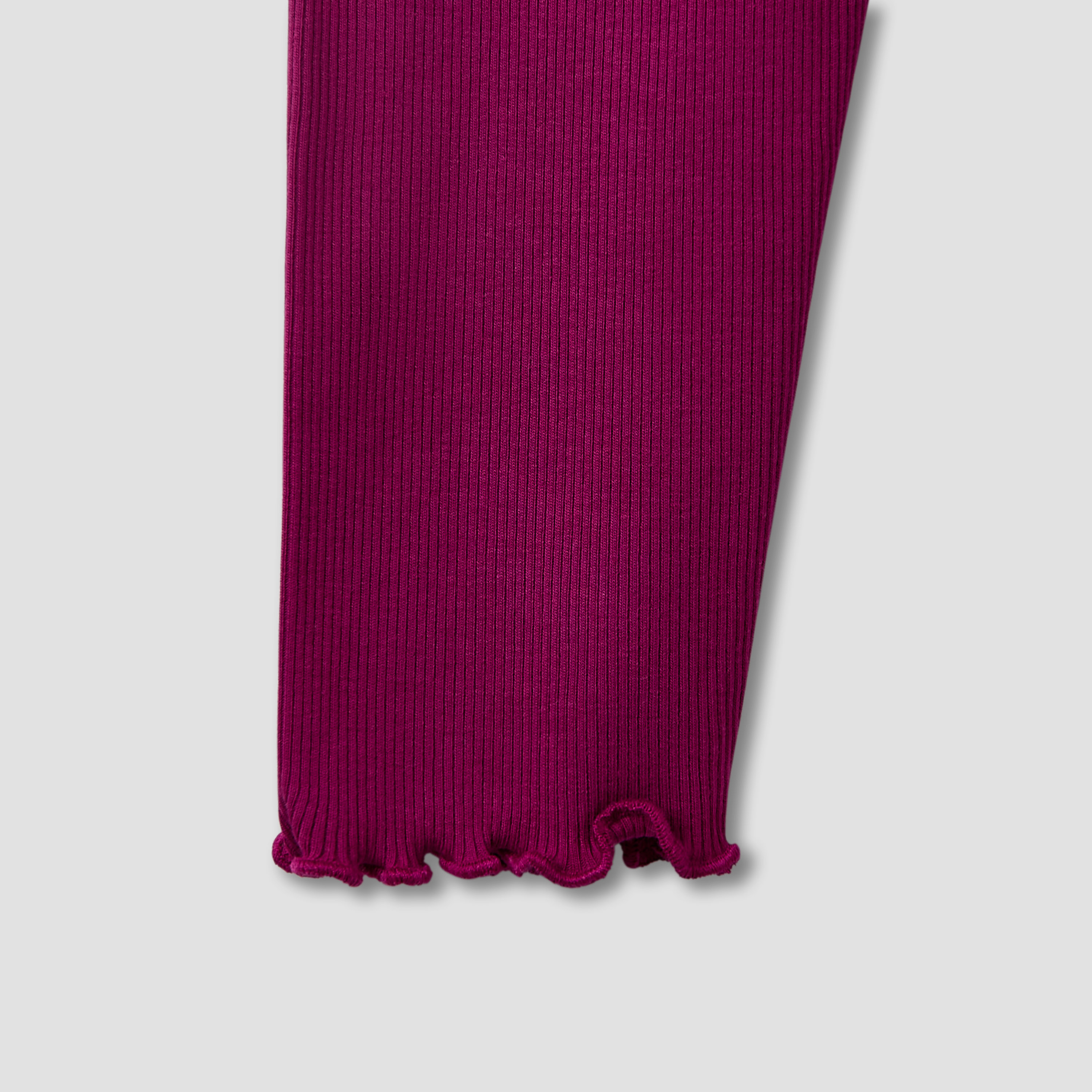 Juniors Girls Leggings with Ribbed Texture - Cotton - Elasticated-baby-girls-clothing-bottoms-leggings-image-4