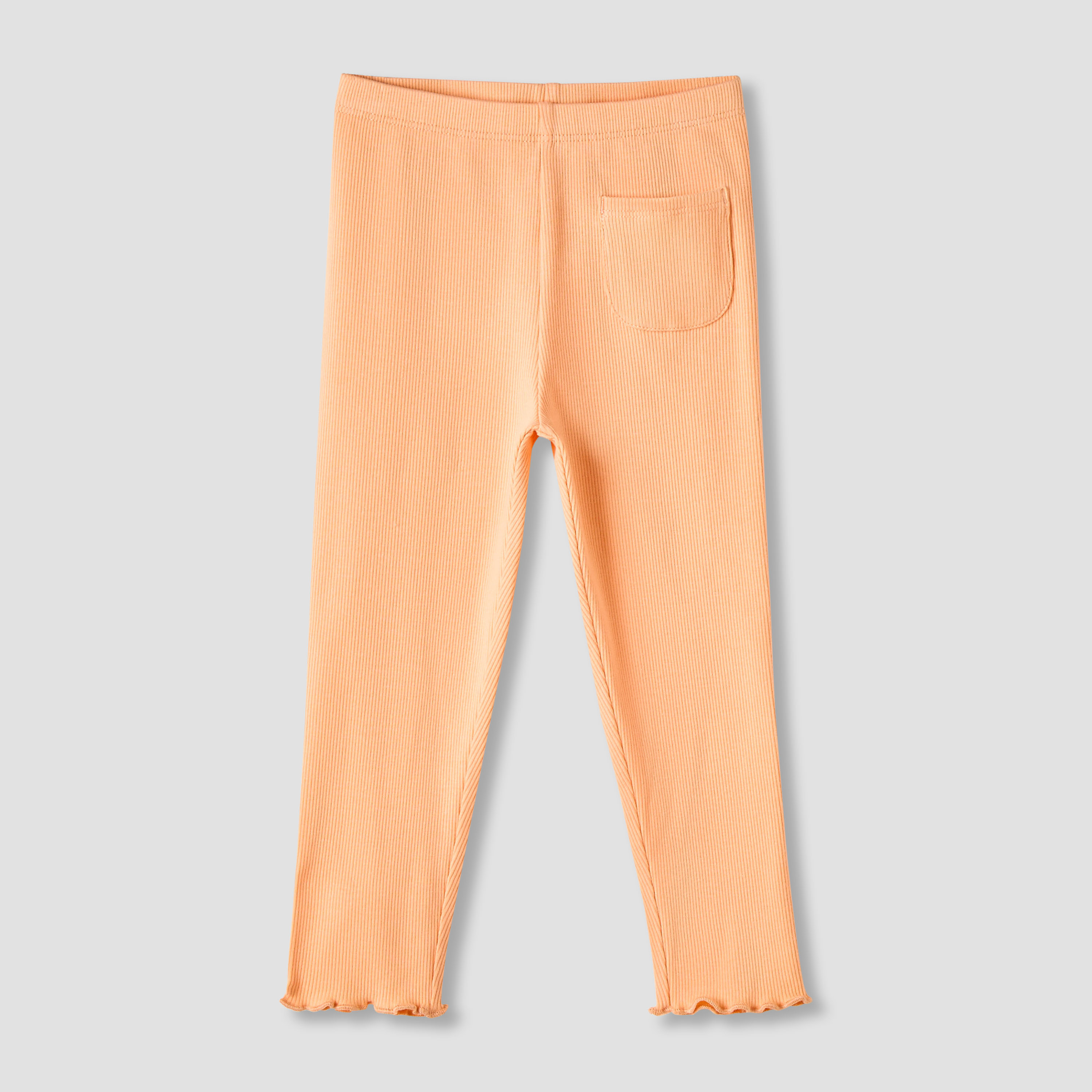 Juniors Girls Leggings with Pocket - Elasticated Waist-baby-girls-clothing-bottoms-leggings-image-2