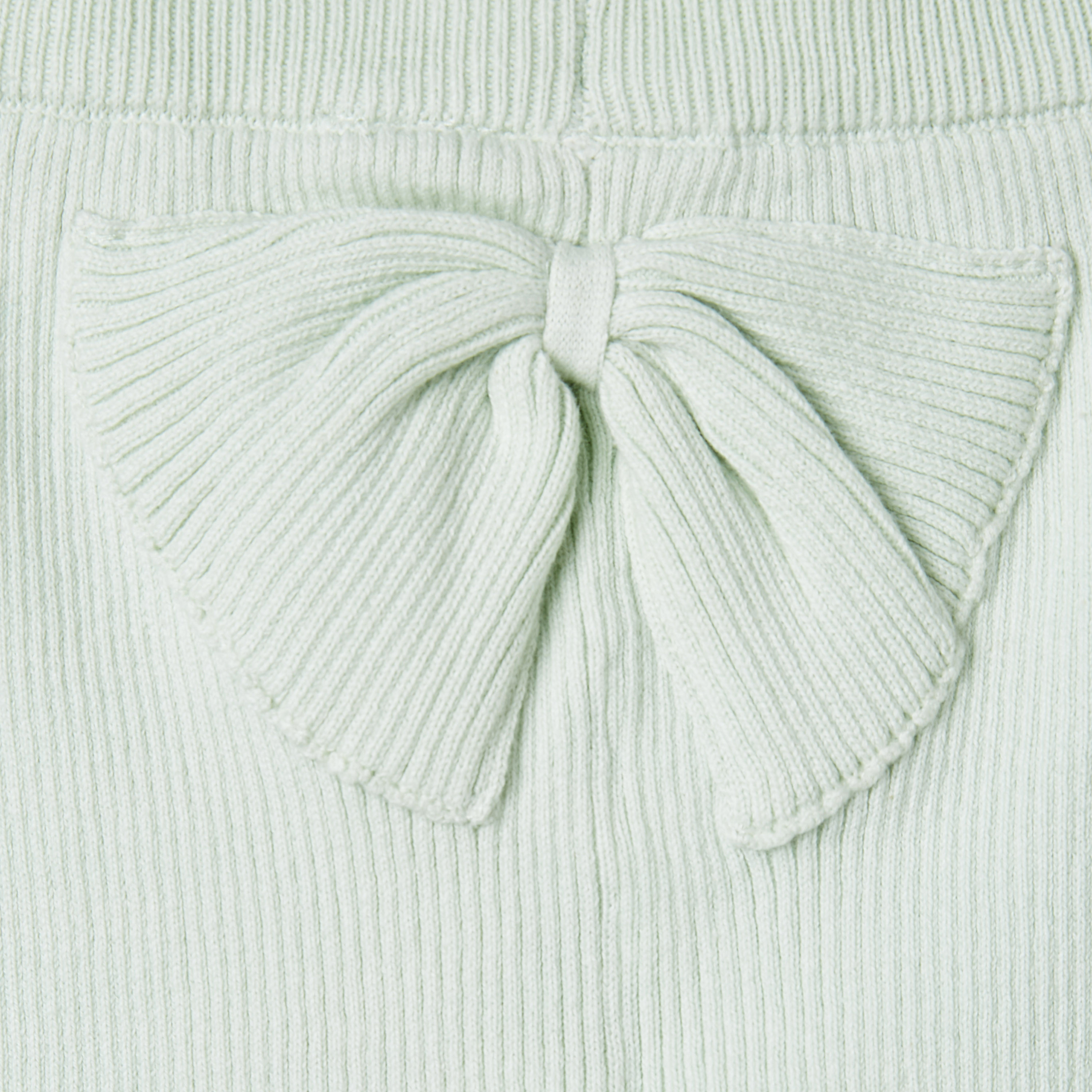 Juniors Ribbed Leggings with Elasticated Waistband-baby-girls-clothing-bottoms-leggings-image-5