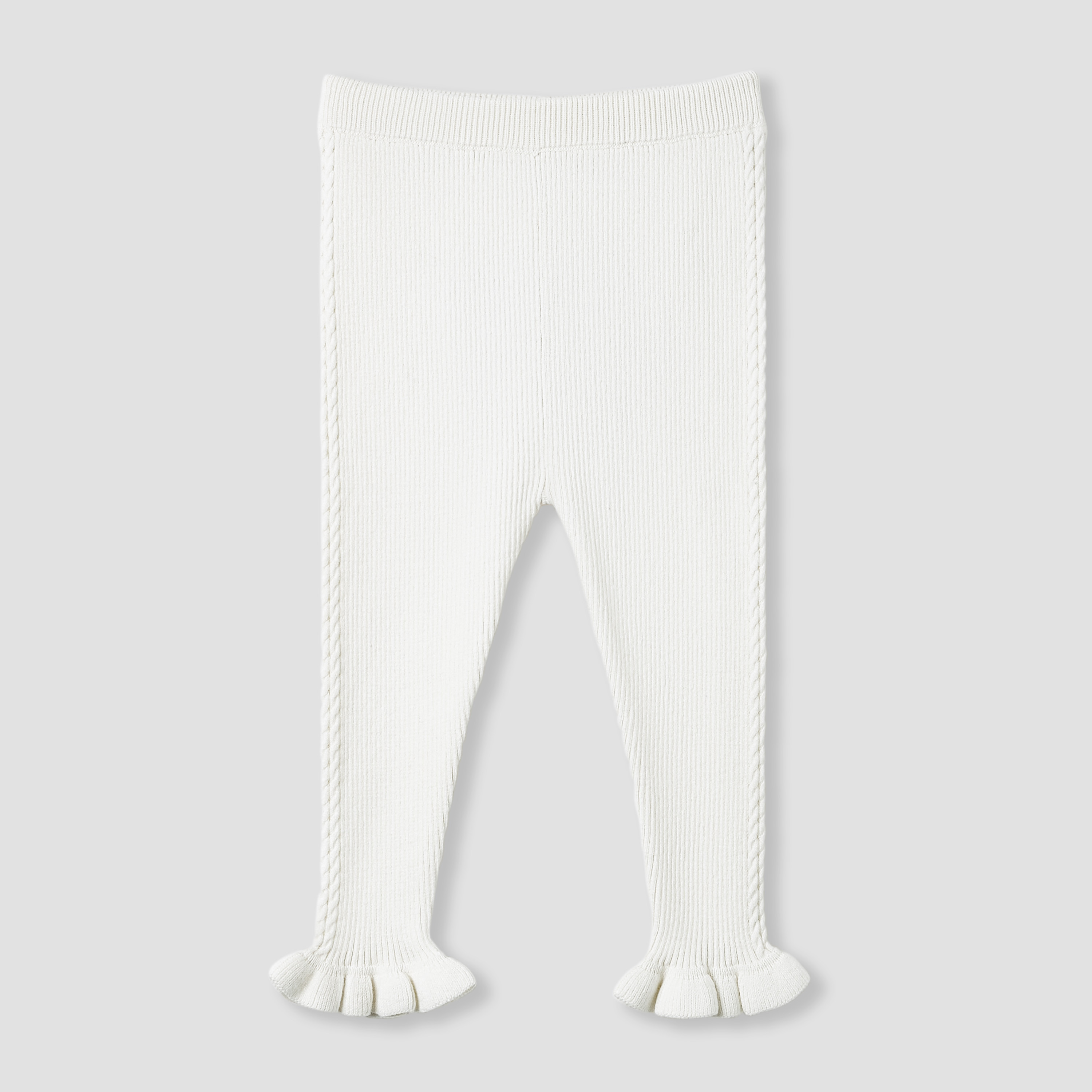Juniors Ribbed Leggings with Bow Detail-baby-girls-clothing-bottoms-leggings-image-1