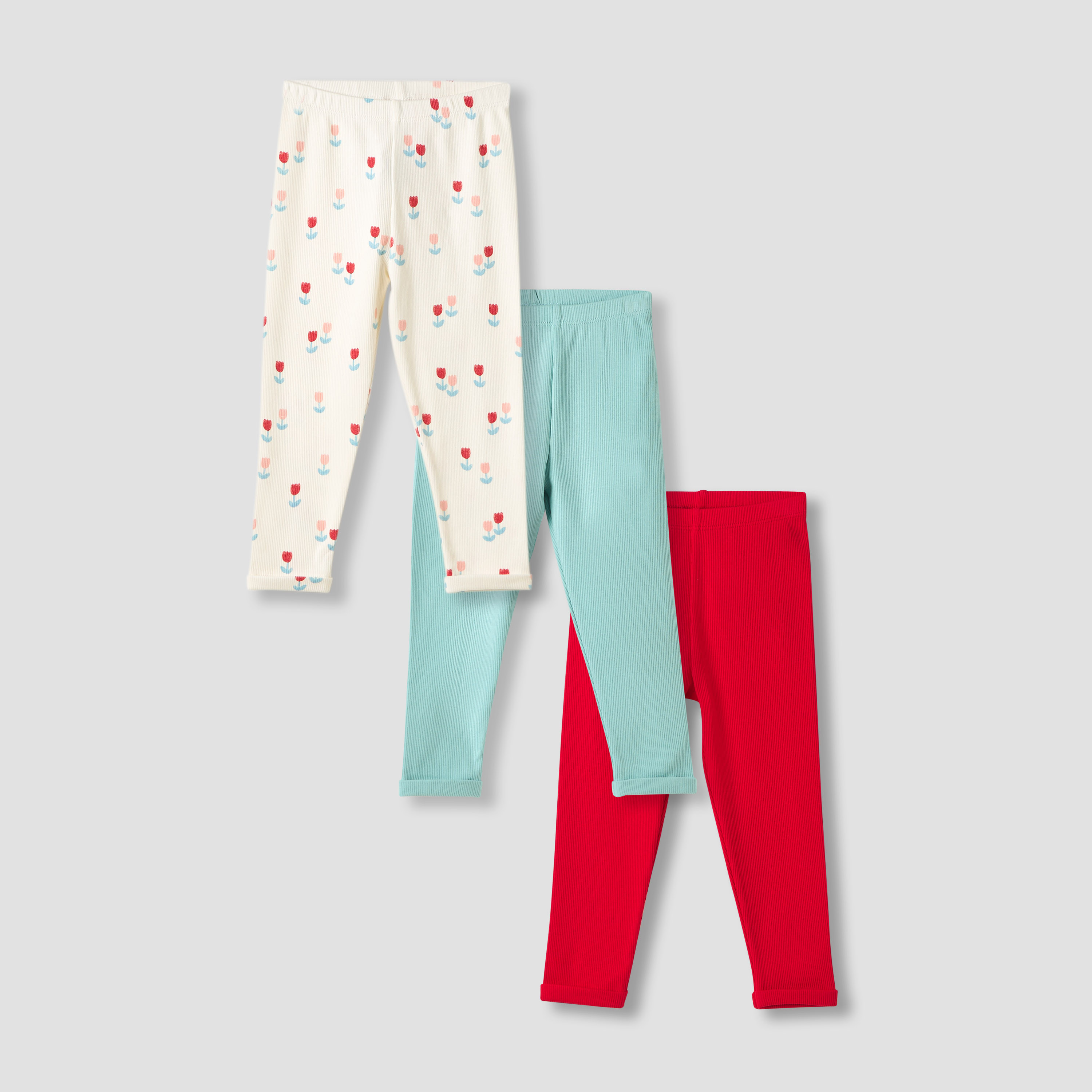 Juniors Assorted Leggings - Set of 3-baby-girls-clothing-bottoms-leggings-image-1