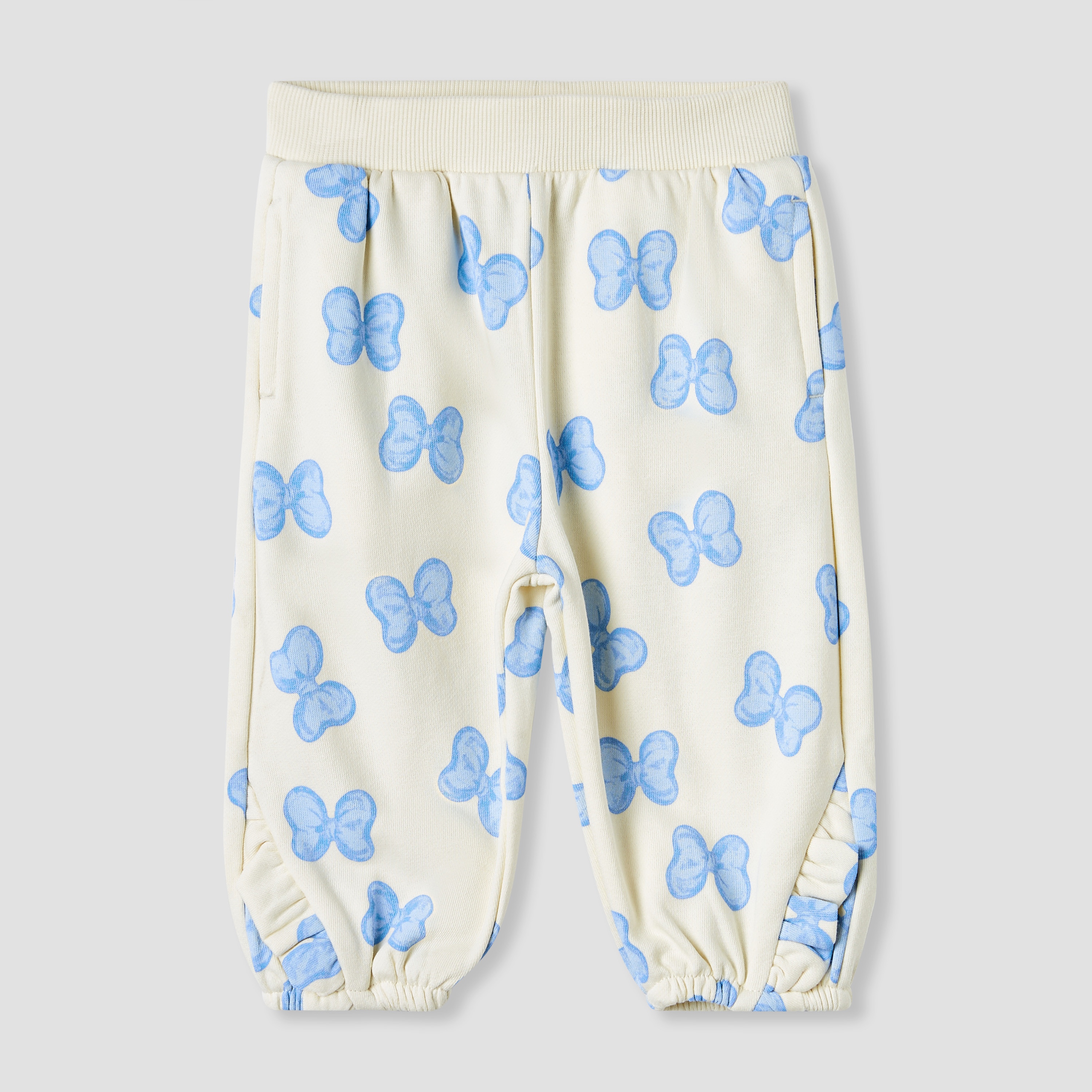 Juniors Bow Print Joggers-baby-girls-clothing-bottoms-joggersandtrackpants-image-1
