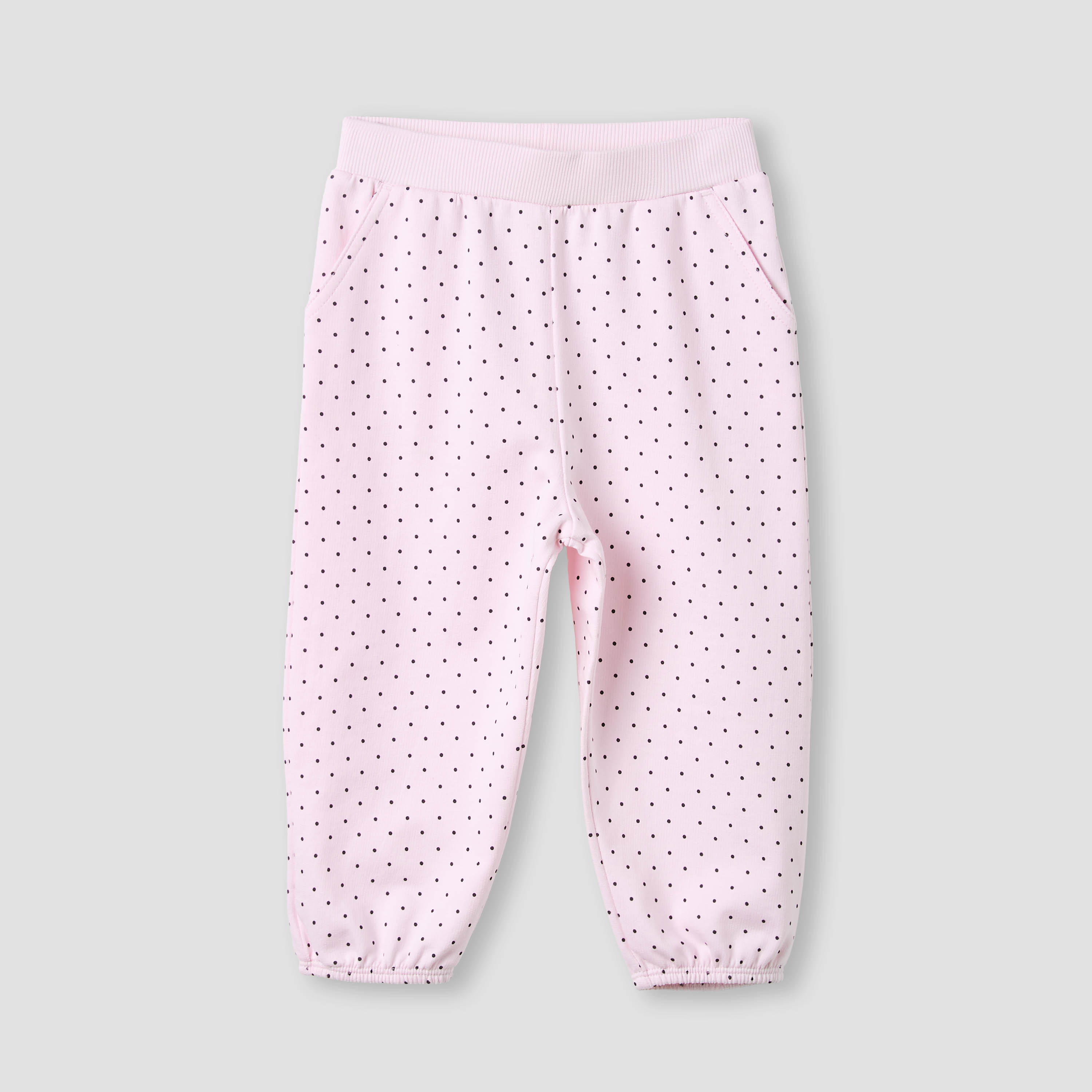 Juniors Assorted Joggers with Elasticated Waistband - Set of 2-baby-girls-clothing-multipacks-image-3