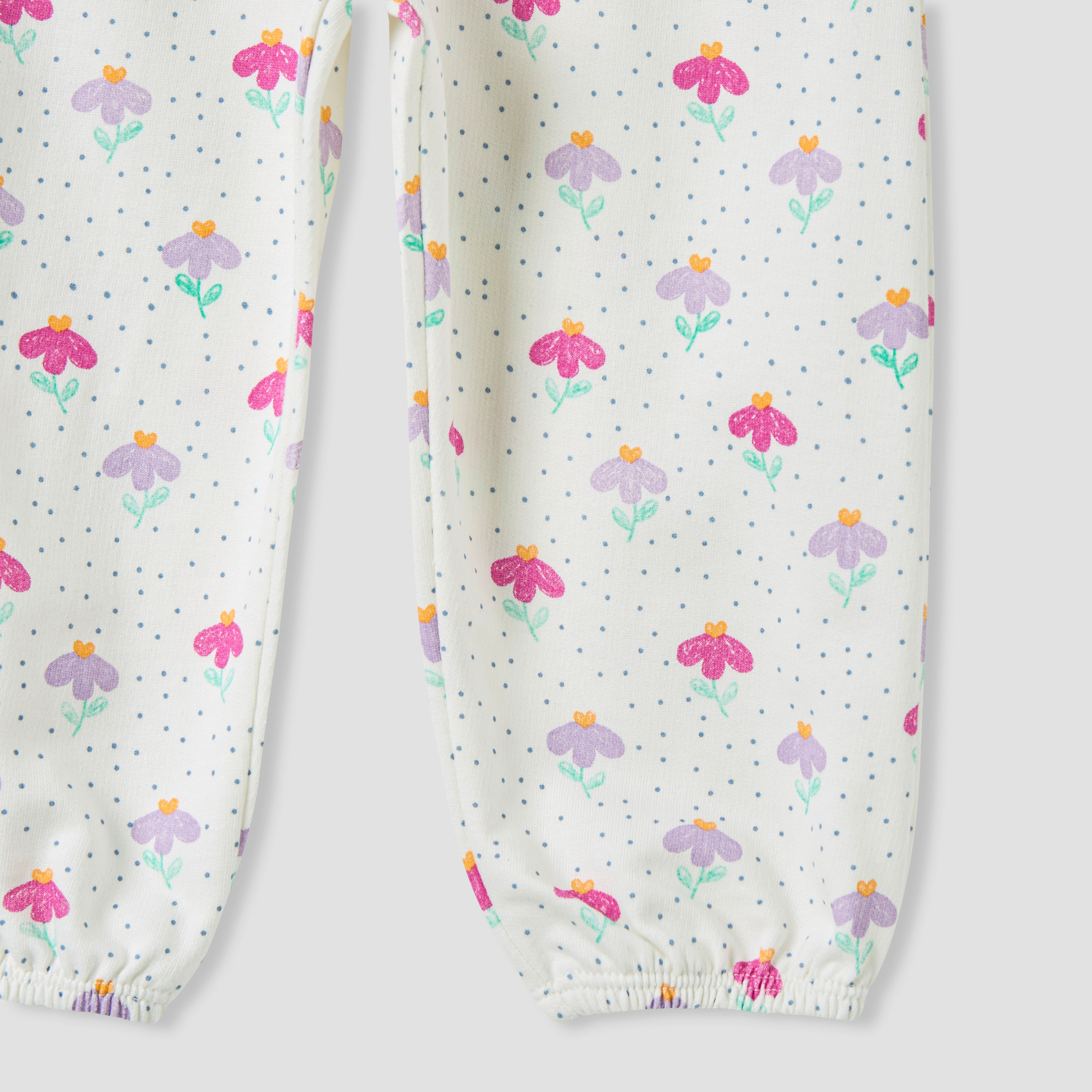 Juniors Assorted Joggers with Elasticated Waistband - Set of 2-baby-girls-clothing-multipacks-image-7