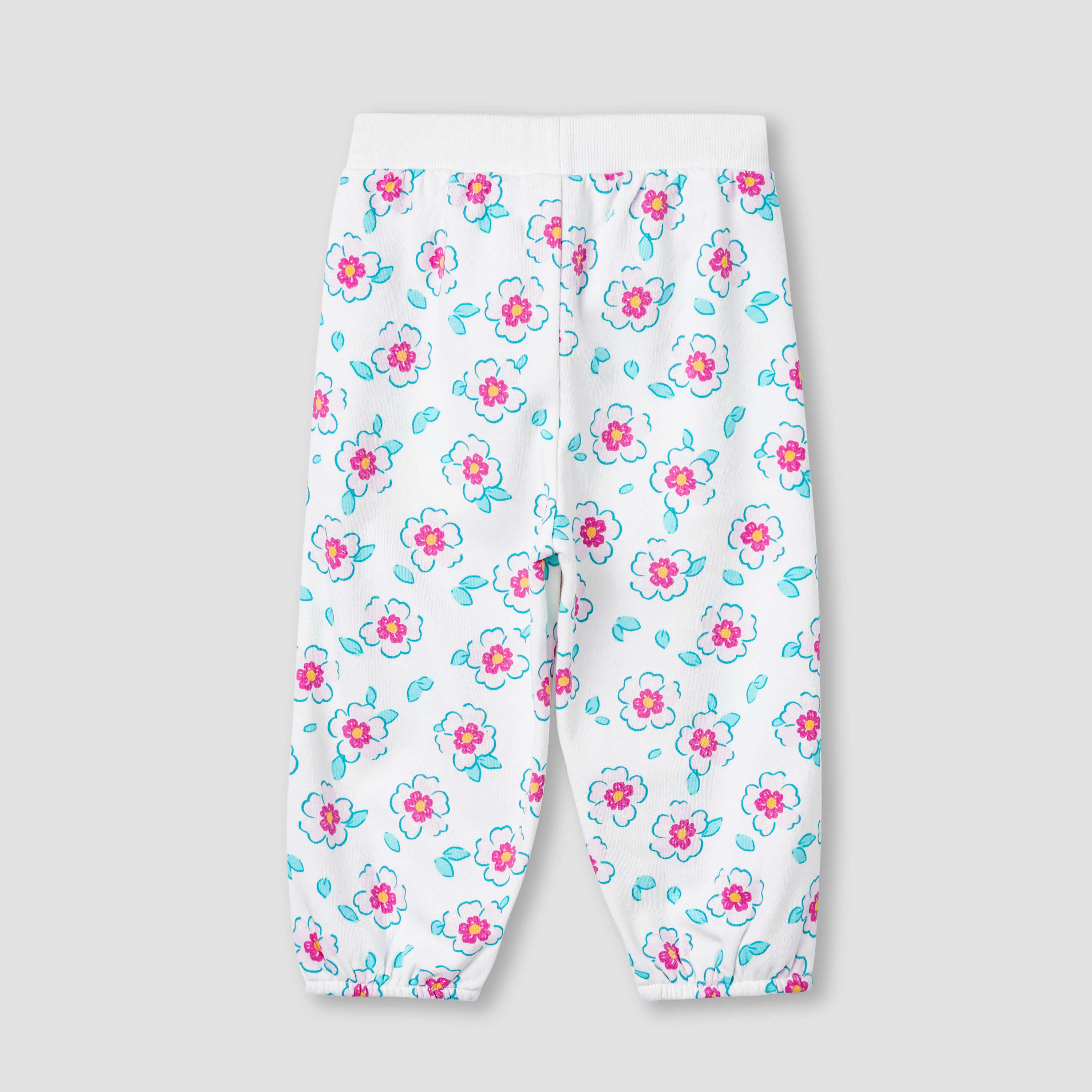 Juniors Printed Joggers with Ruffle Detail-baby-girls-clothing-bottoms-joggersandtrackpants-image-2