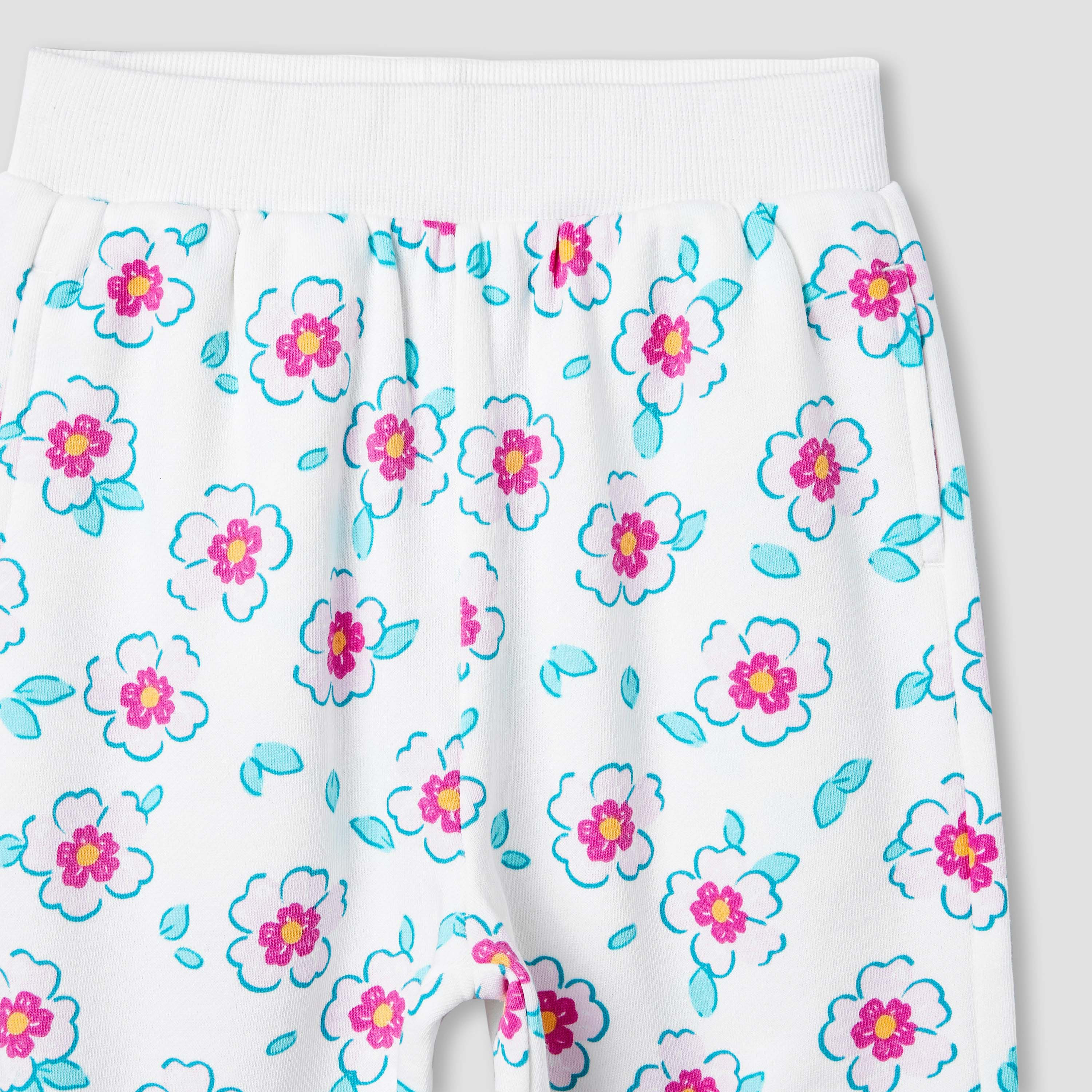 Juniors Printed Joggers with Ruffle Detail-baby-girls-clothing-bottoms-joggersandtrackpants-image-3