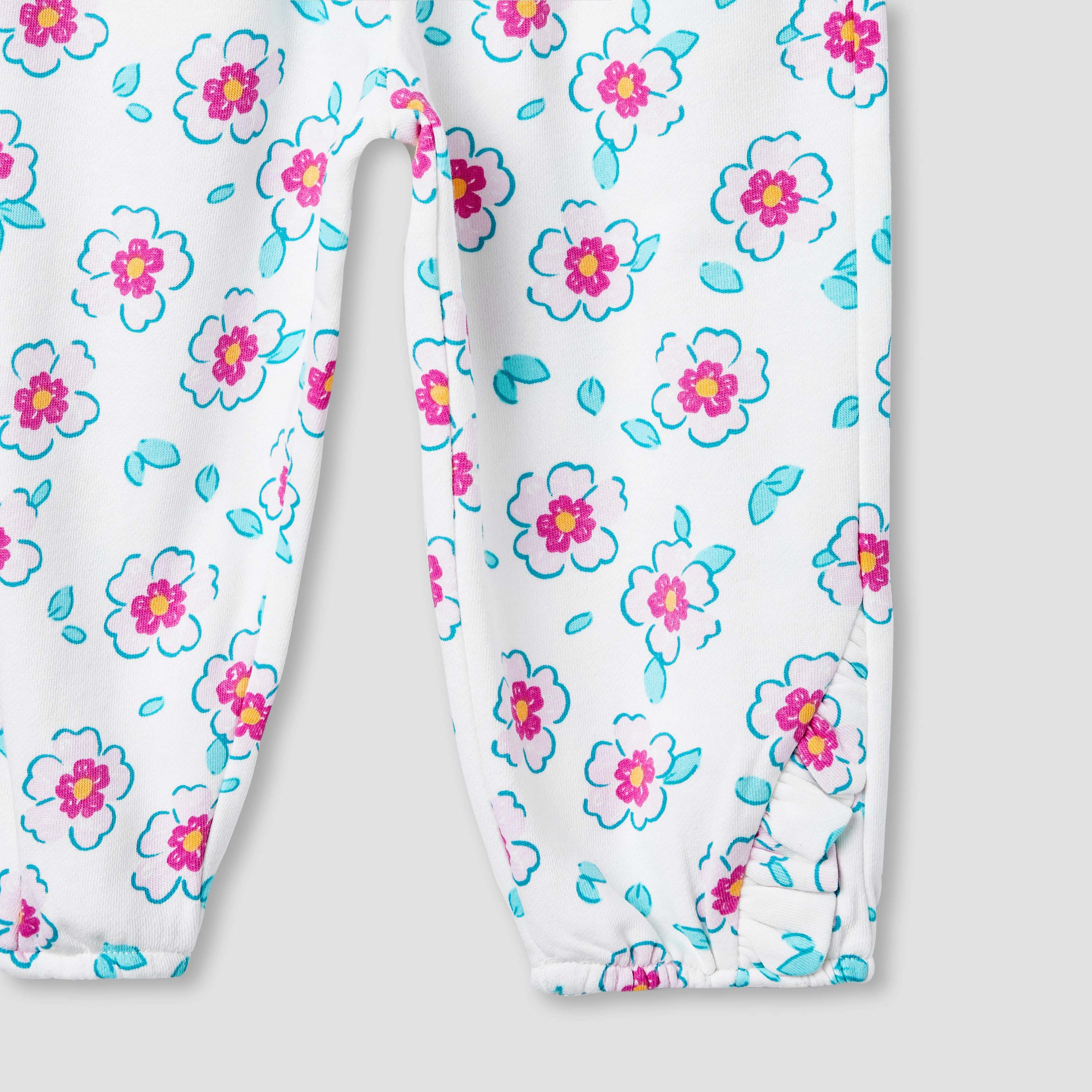 Juniors Printed Joggers with Ruffle Detail-baby-girls-clothing-bottoms-joggersandtrackpants-image-4