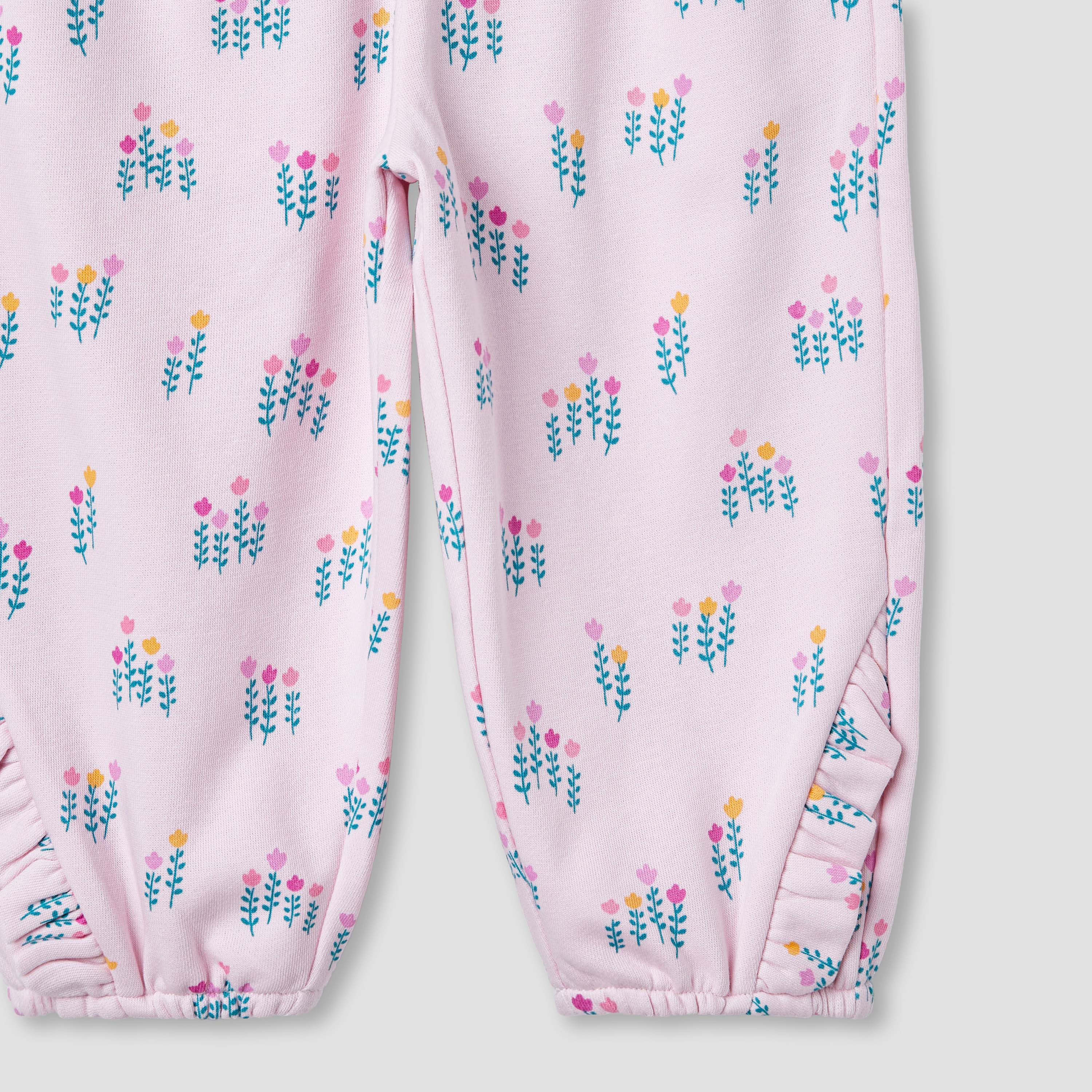 Juniors Printed Joggers with Ruffle Detail-baby-girls-clothing-bottoms-joggersandtrackpants-image-4