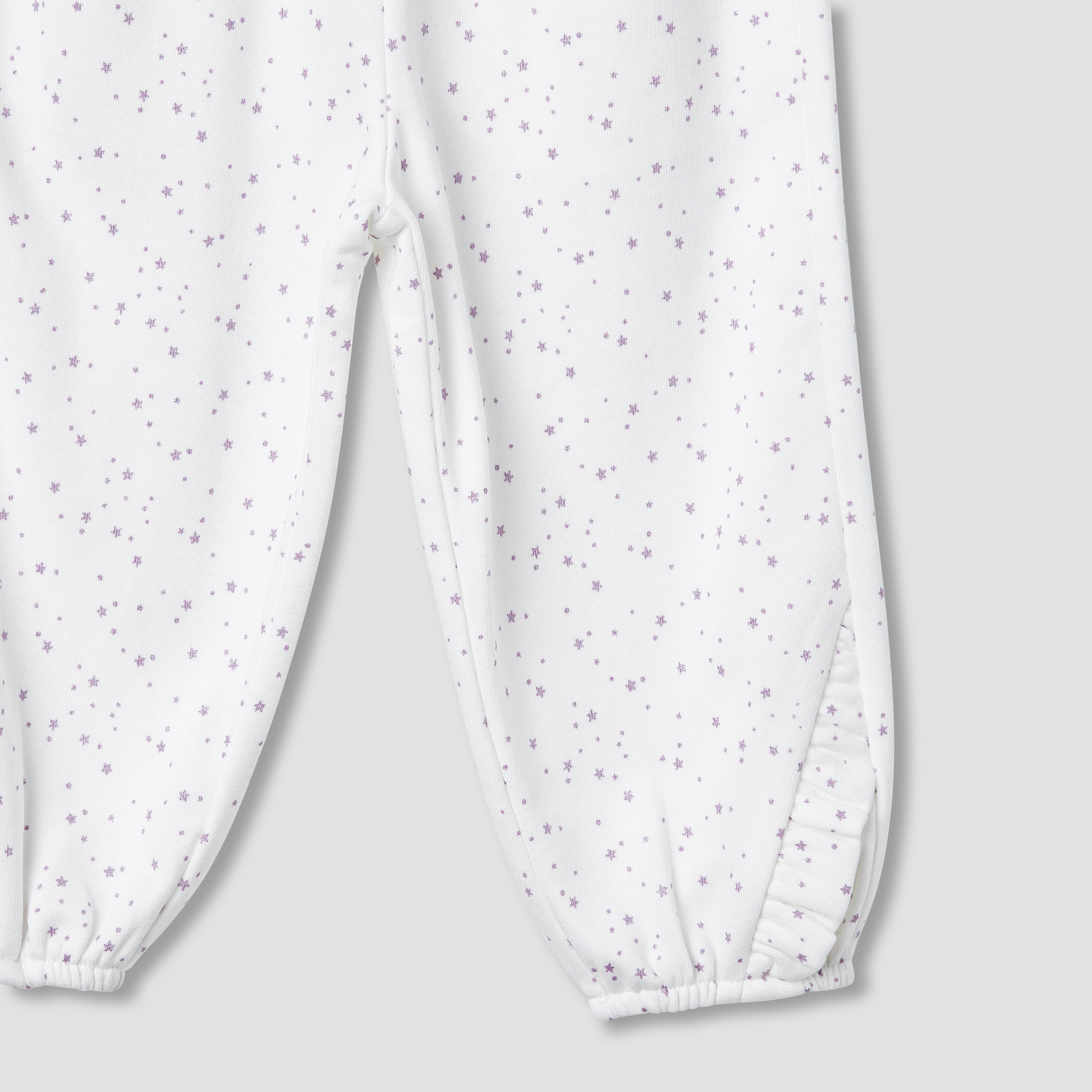 Juniors Printed Joggers with Ruffle Detail-baby-girls-clothing-bottoms-joggersandtrackpants-image-4
