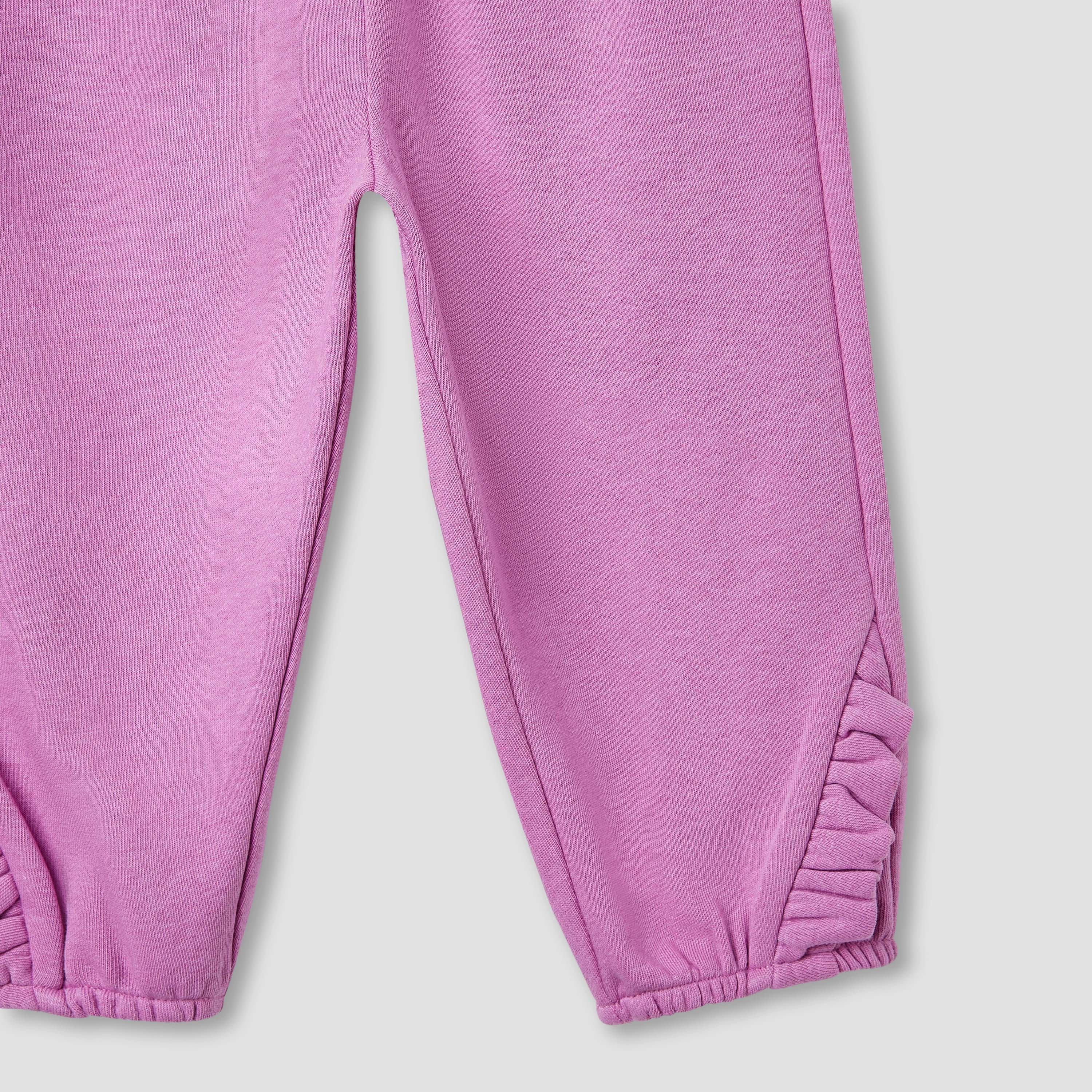 Juniors Ruffle Detail Joggers with Pockets-baby-girls-clothing-bottoms-joggersandtrackpants-image-4