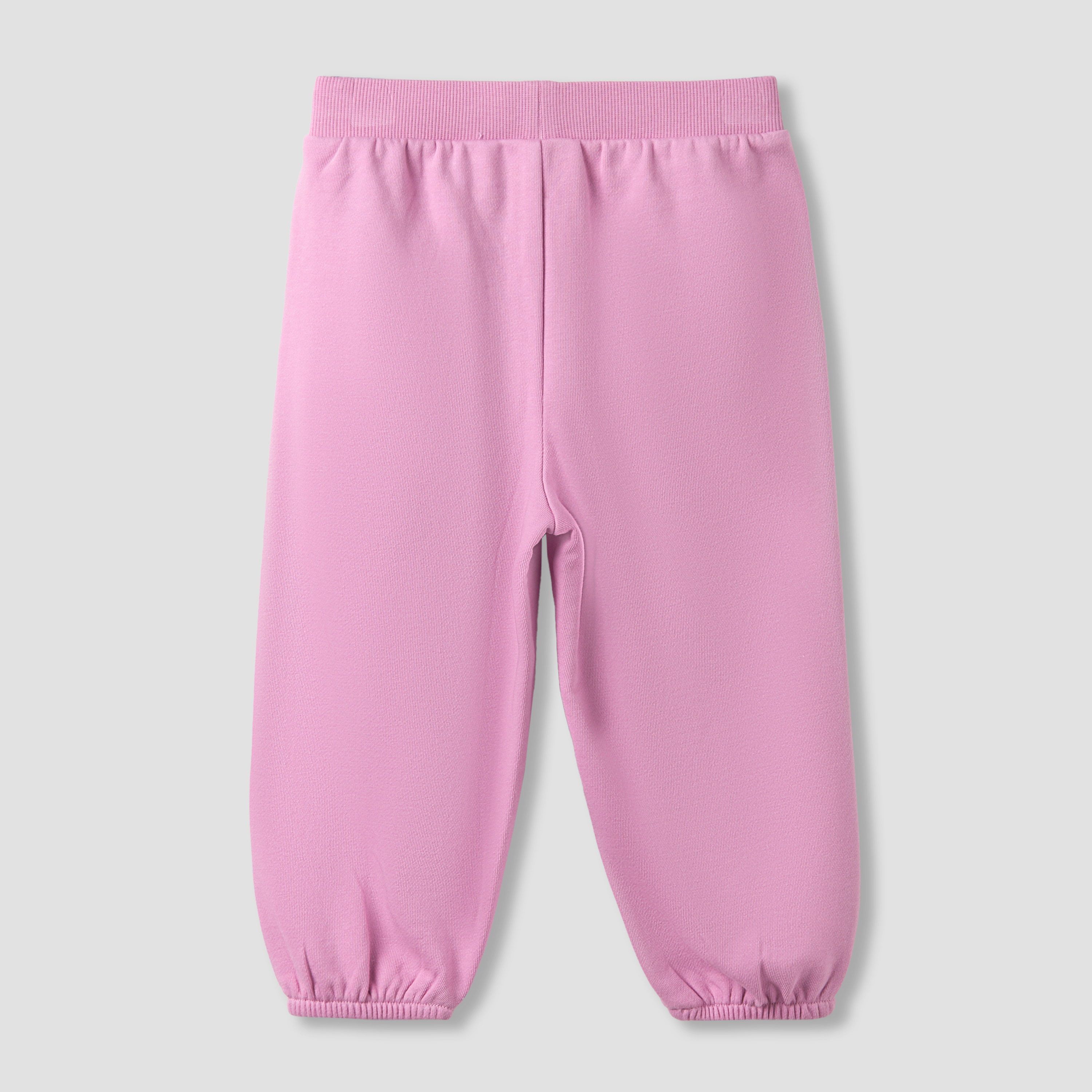 Juniors Girls Joggers with Bunny Applique - Elasticated Waist-baby-girls-clothing-bottoms-joggersandtrackpants-image-2