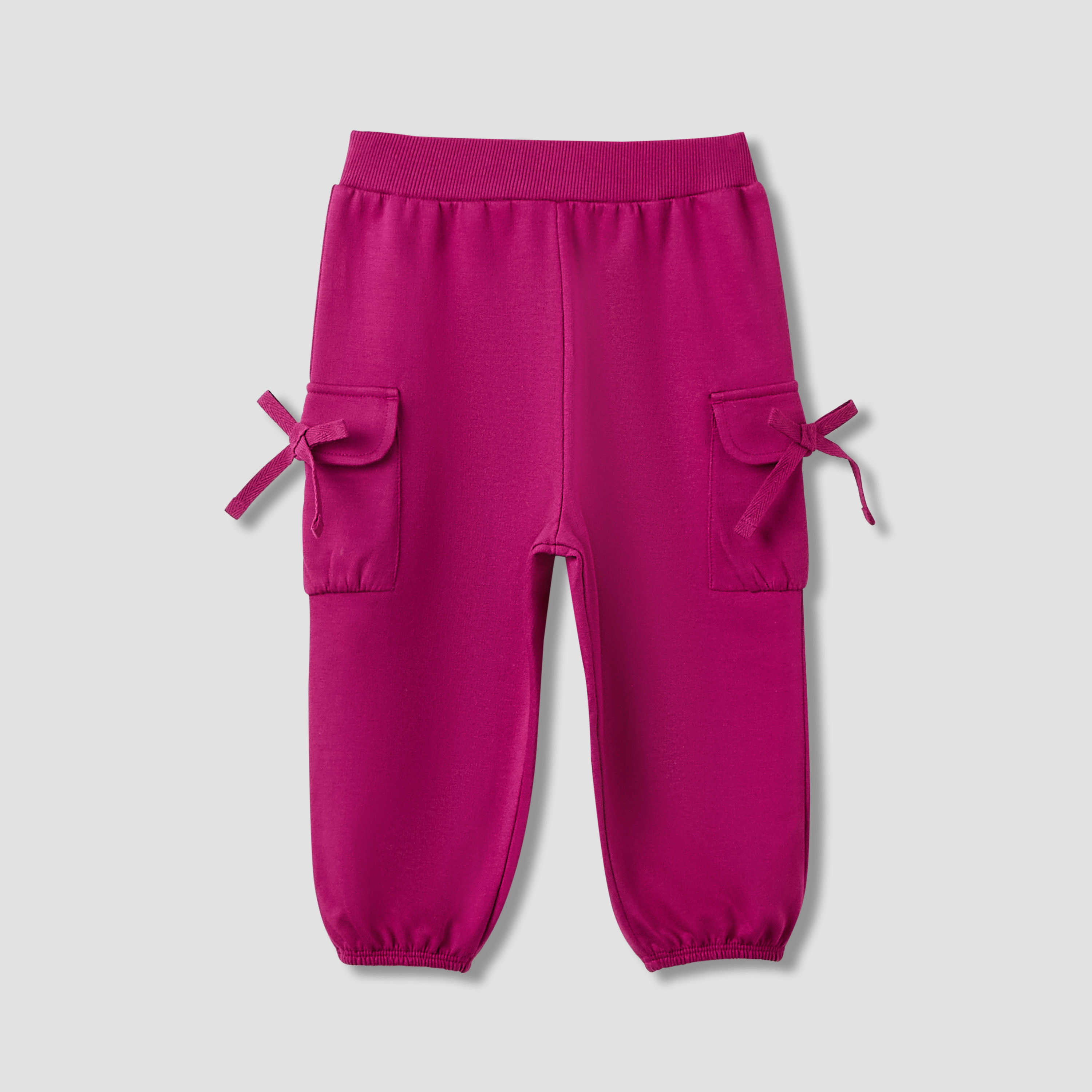 بنطلون رياضي بجيوب - قطن - خصر مطاطي للبنات من جونيورز- طقم من قطعتين-baby-girls-clothing-bottoms-joggersandtrackpants-image-3