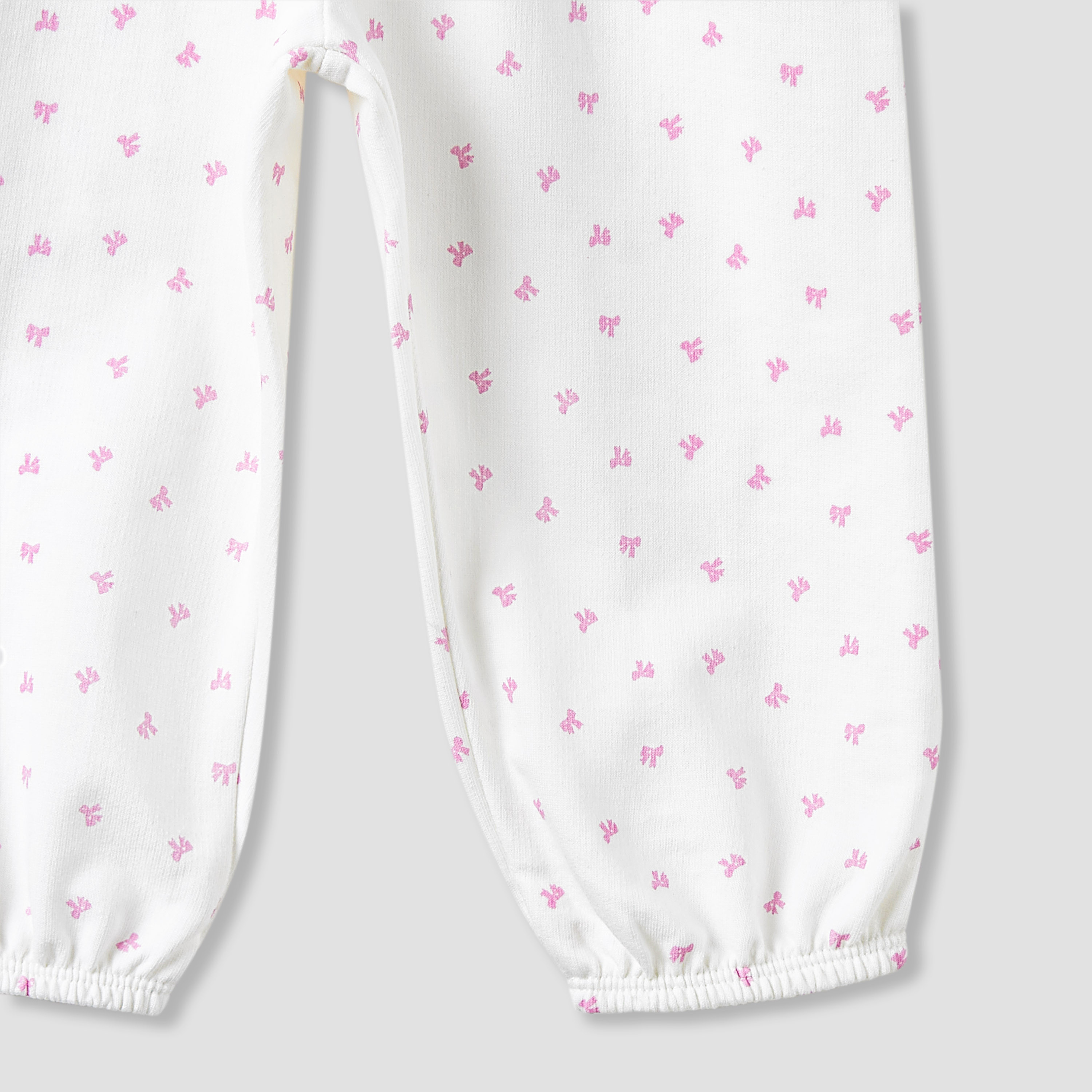 بنطلون رياضي بجيوب - قطن - خصر مطاطي للبنات من جونيورز- طقم من قطعتين-baby-girls-clothing-bottoms-joggersandtrackpants-image-1