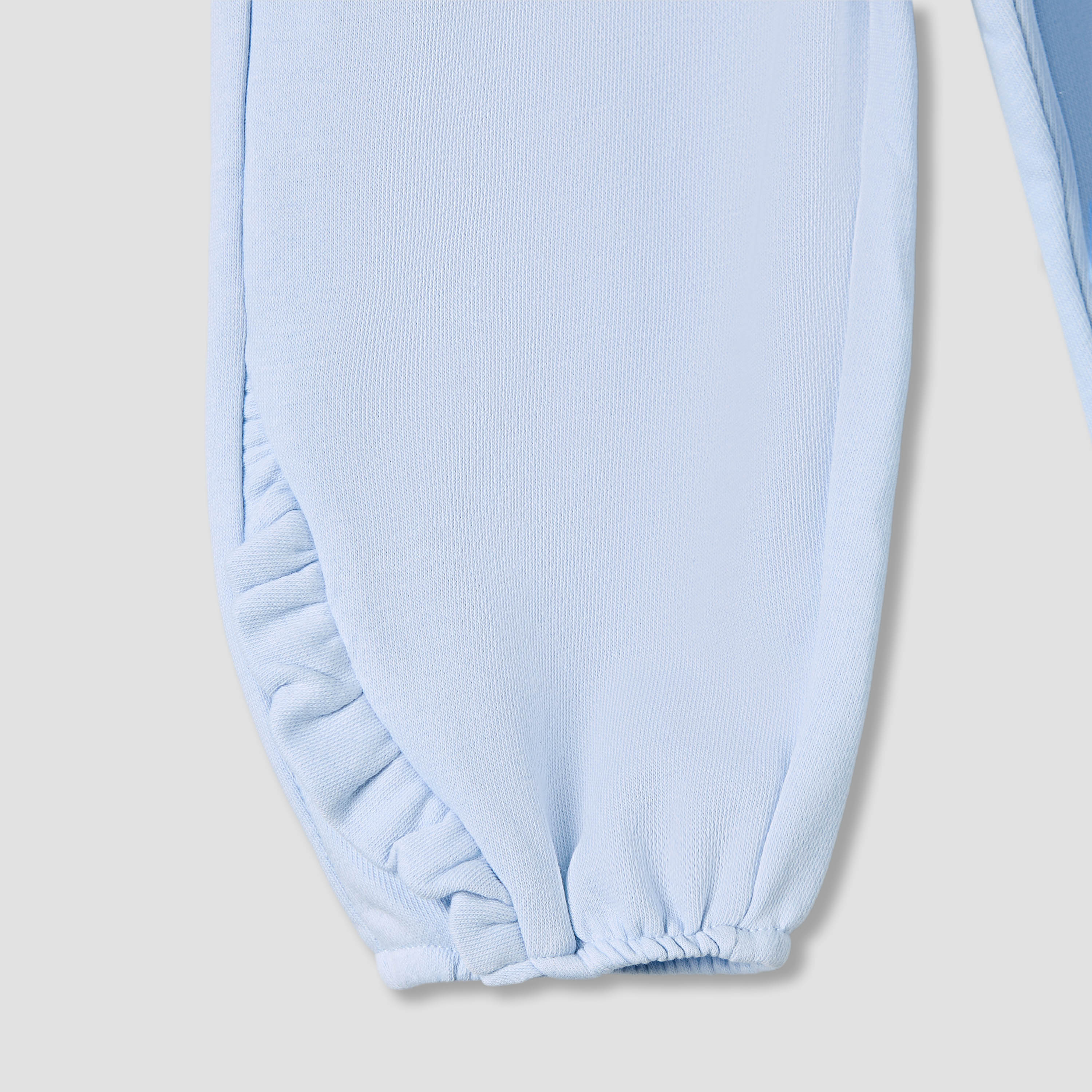 Juniors Elastic Waist Joggers with Floral Applique-baby-girls-clothing-bottoms-joggersandtrackpants-image-5