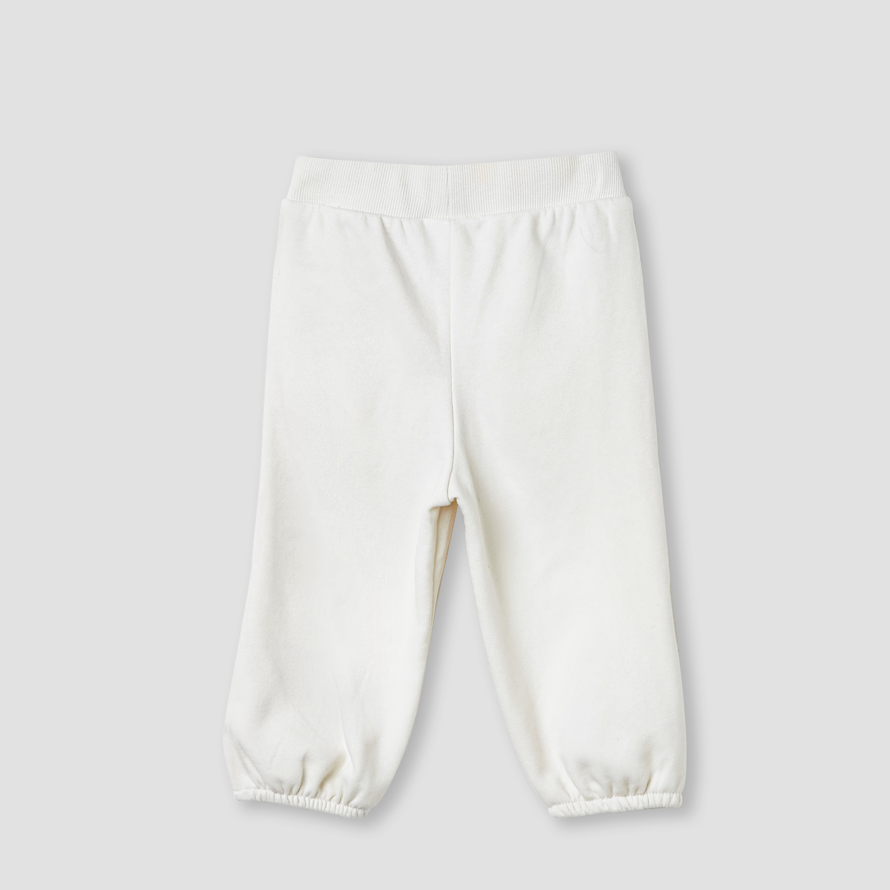 Juniors Solid Joggers with Elasticated Waistband and Pockets-baby-girls-clothing-bottoms-joggersandtrackpants-image-3
