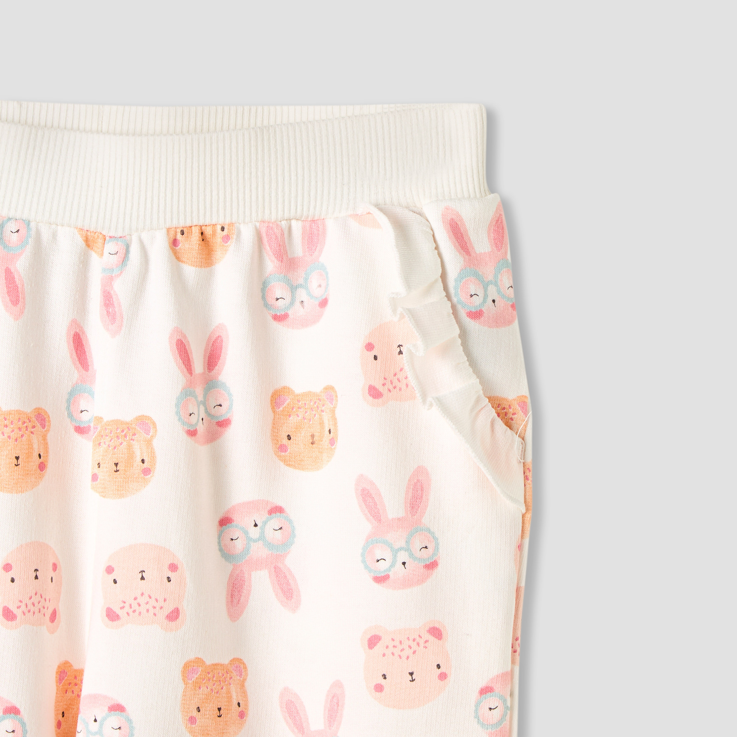 Juniors Assorted Joggers with Frill Pockets - Set of 2-baby-girls-clothing-bottoms-joggersandtrackpants-image-5