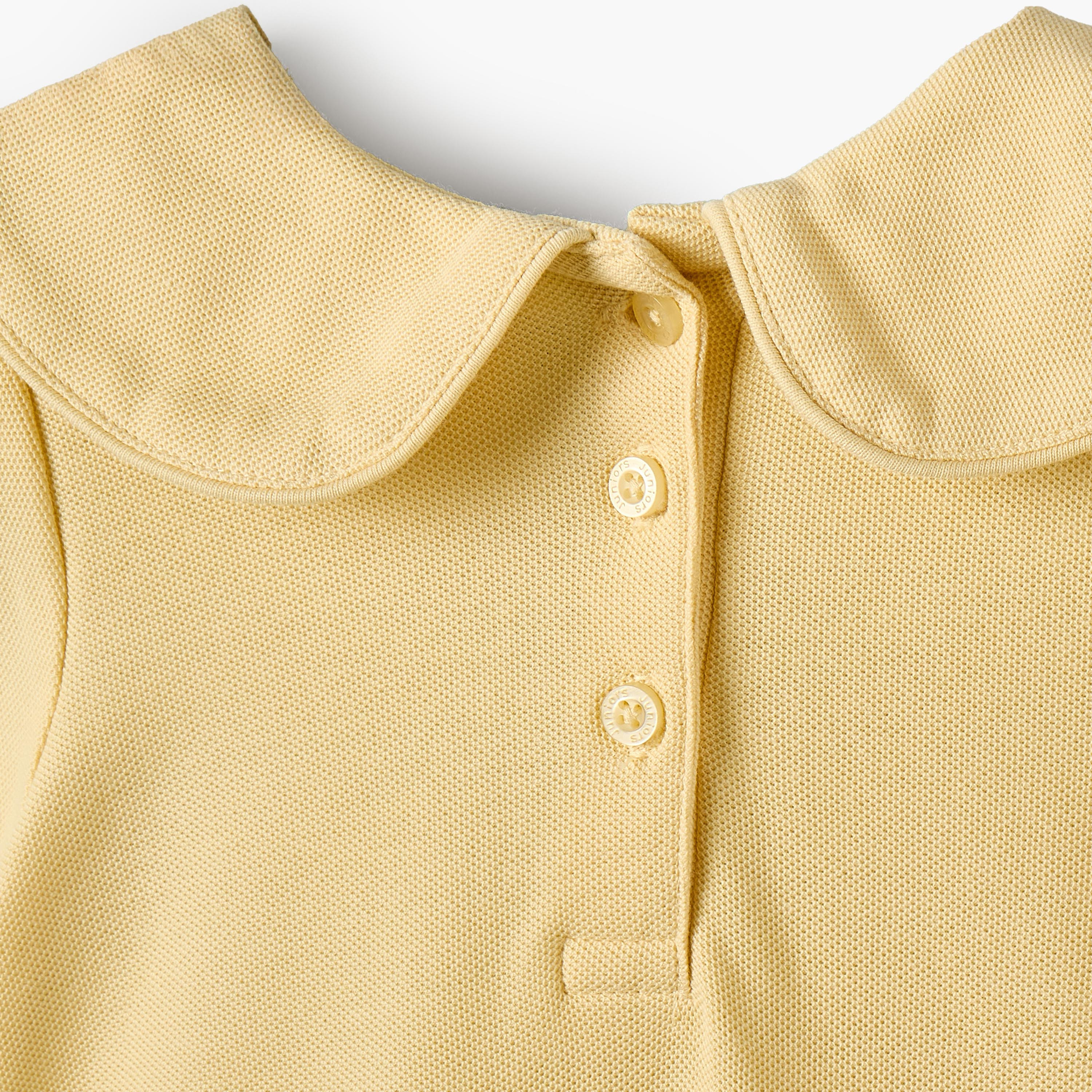 Juniors Solid Peter Pan Collar Dress with Short Sleeves-baby-girls-clothing-dressesandjumpsuits-image-4