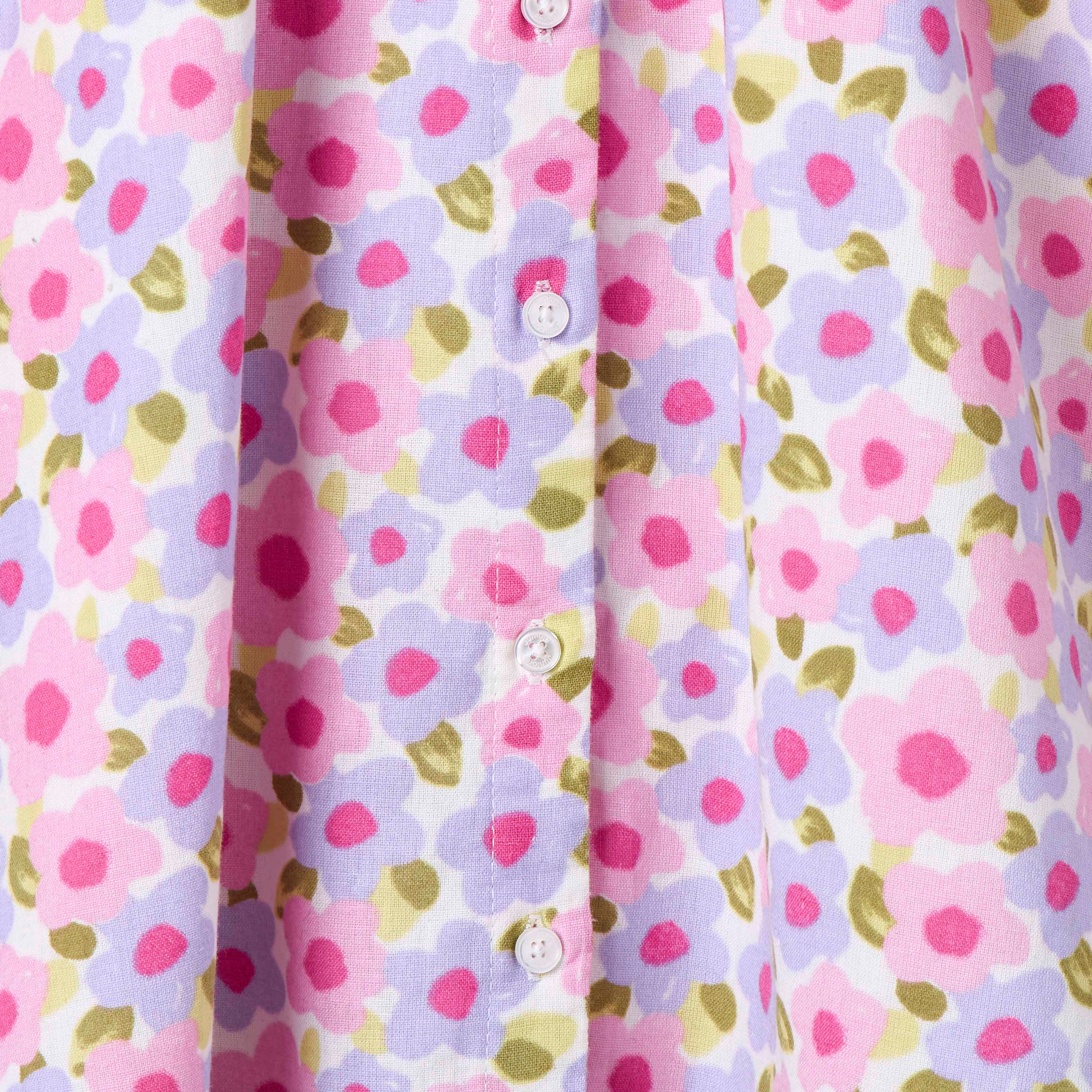 فستان بطبعات زهور بياقة بحّارة وأكمام بالون من جونيورز-baby-girls-clothing-dressesandjumpsuits-image-4