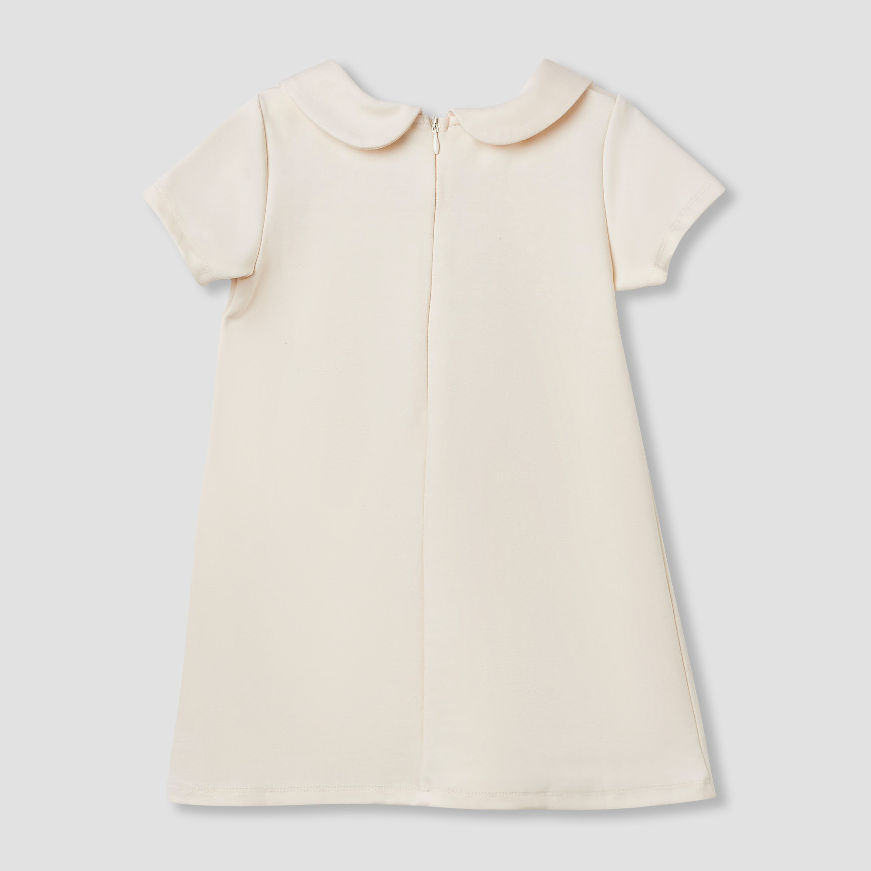 Juniors Bow Accent Dress with Peter Pan Collar-baby-girls-clothing-dressesandjumpsuits-image-2