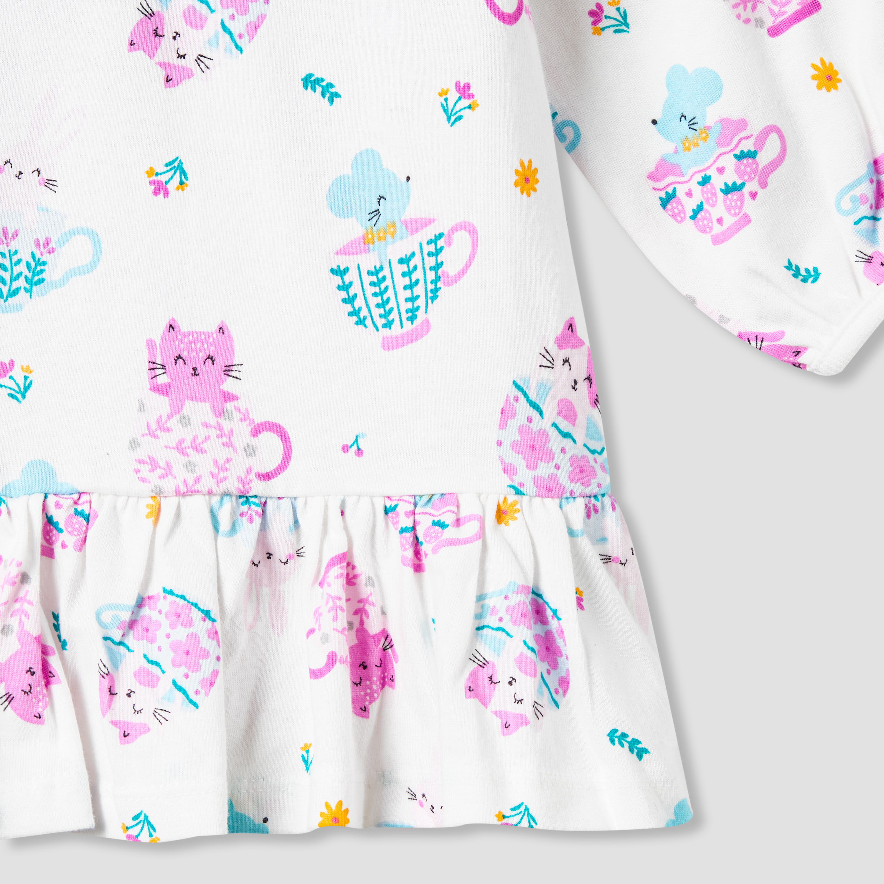 Juniors Printed Dress with Sailor Collar-baby-girls-clothing-dressesandjumpsuits-image-4