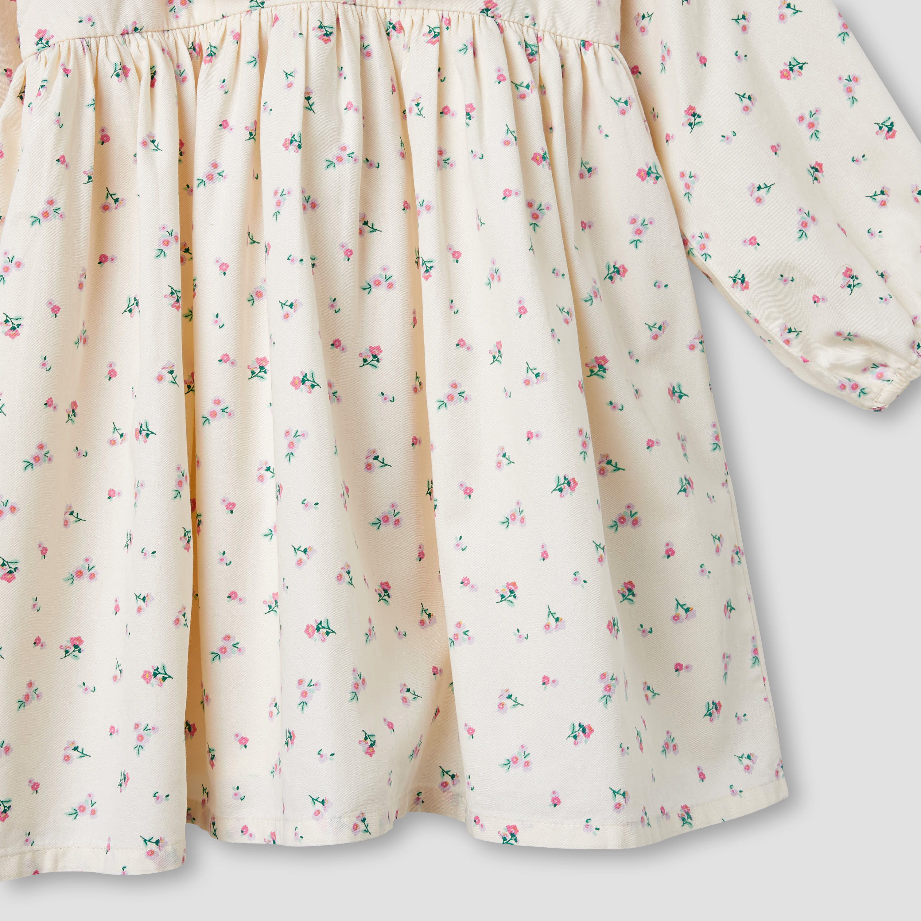 Juniors Floral Print Dress with Contrast Sailor Collar-baby-girls-clothing-dressesandjumpsuits-image-5